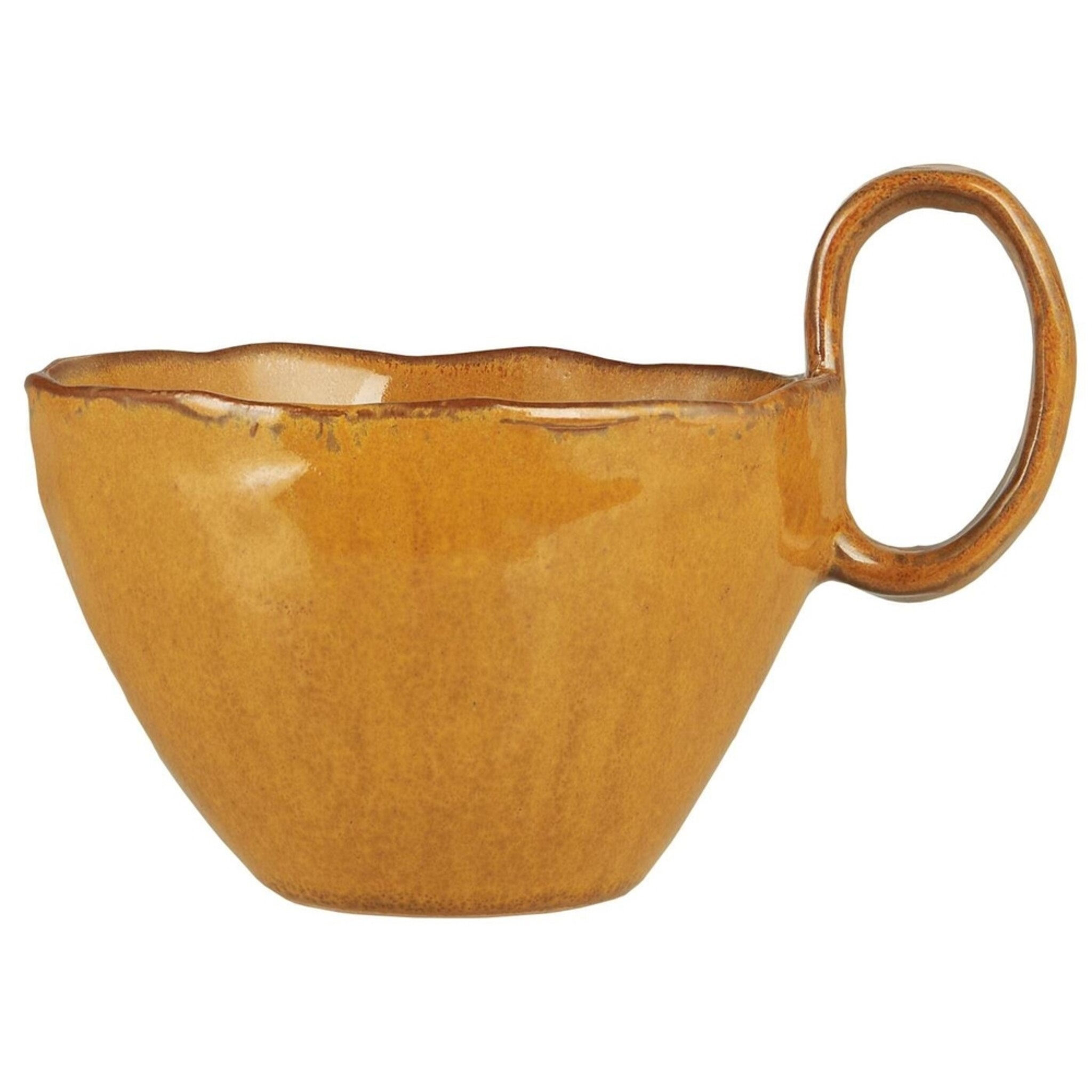 Tasse mit Henkel Ocean Mustard, mustard