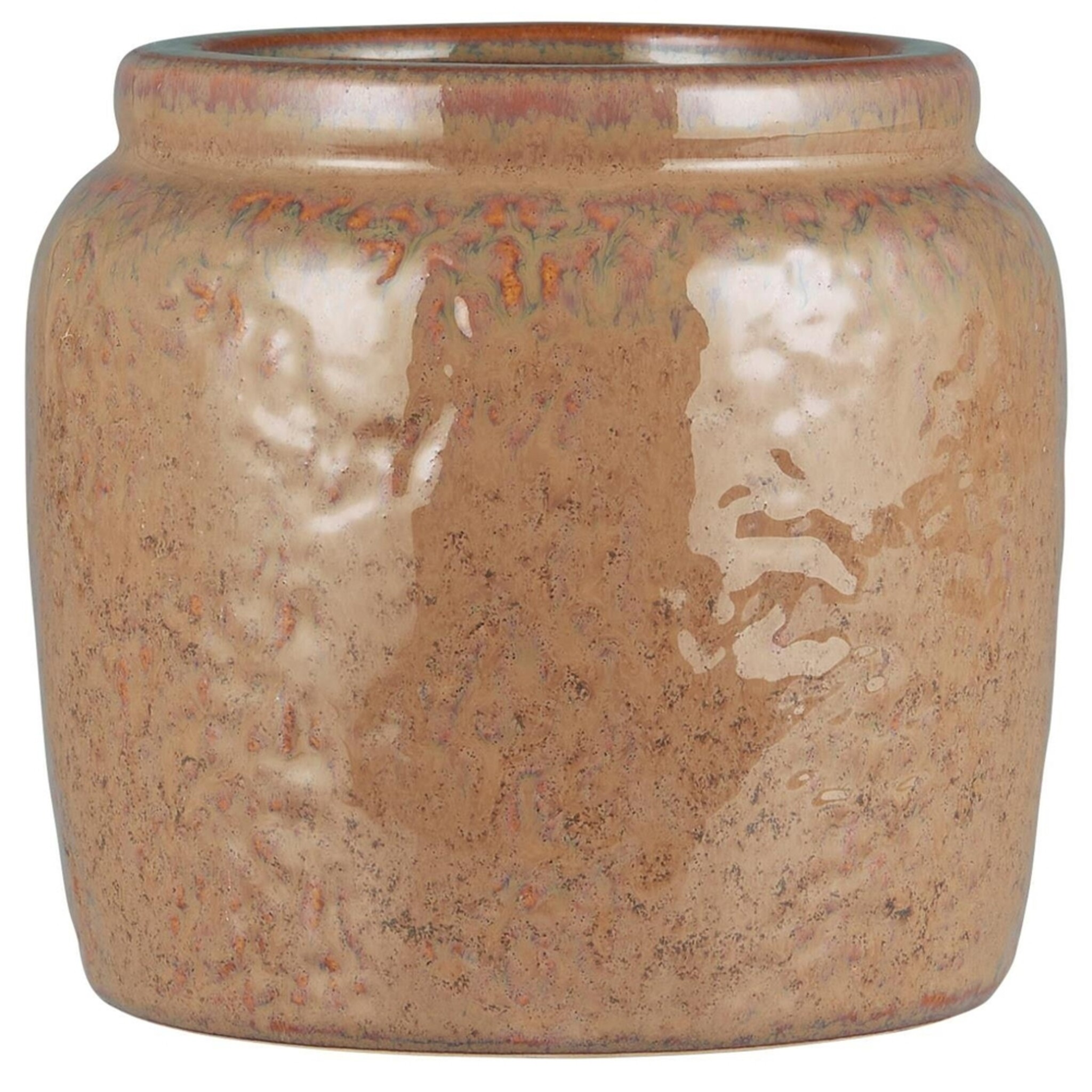 Terrakotta Blumentopf mit Kante clay, clay Höhe 16, Ø 15 cm