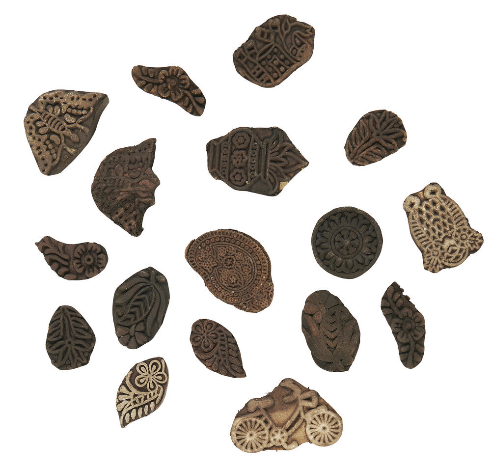 Textildruckblöcke mini UNIKA, natur 