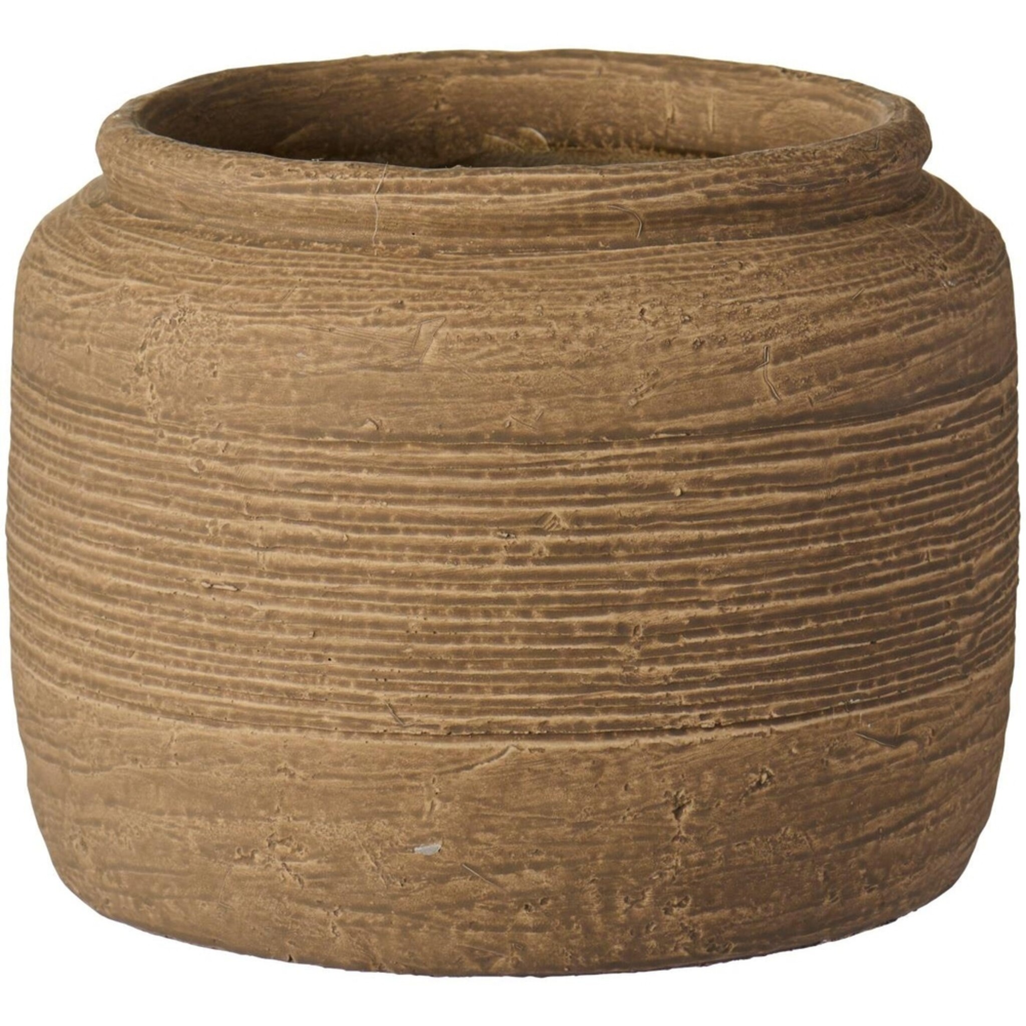 IB Laursen Topf Athen mit Rillen Sanddunkel, sand 