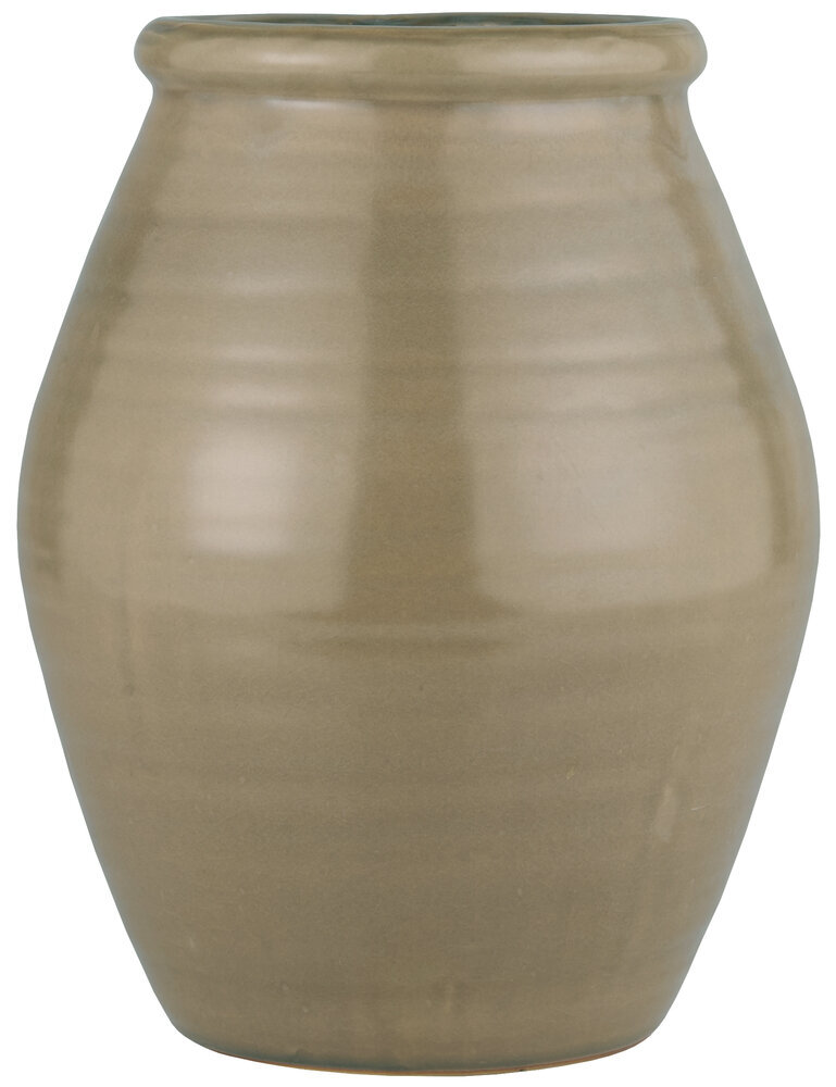 Topf mit krakelierter Oberfläche, braun H32/Ø25 cm