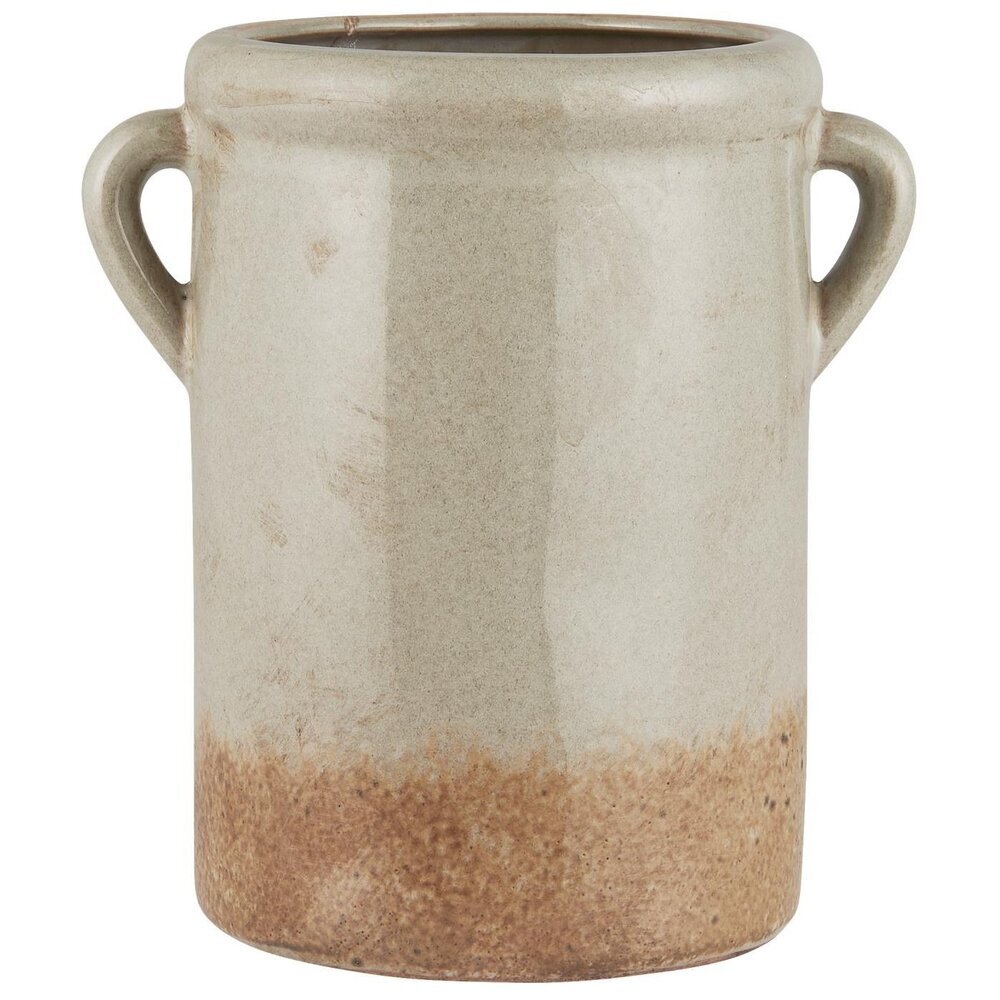 Topf mit Ohren Tora, beige Höhe 16, Ø 12 cm