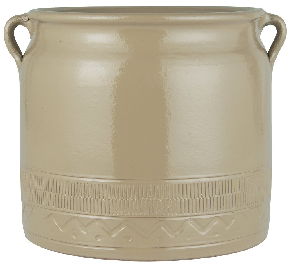 Topf Odin mit Ohren, beige H22,5 x Ø24 cm