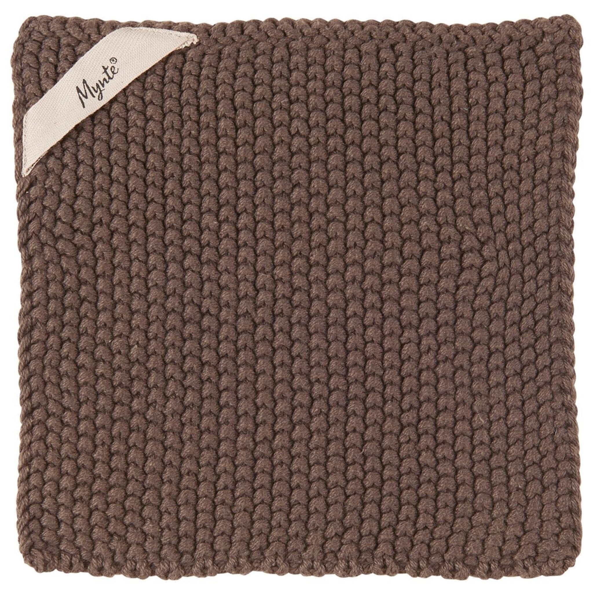 Topflappen Mynte gestrickt, soil 