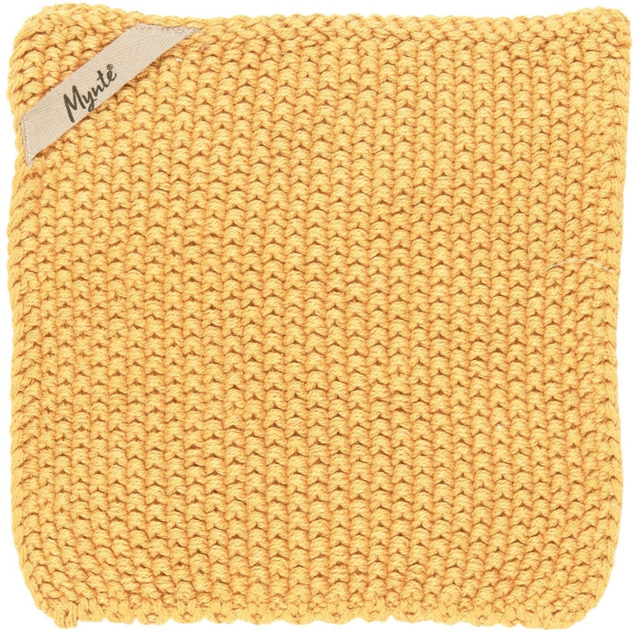 Topflappen Mynte gestrickt, wheat straw 