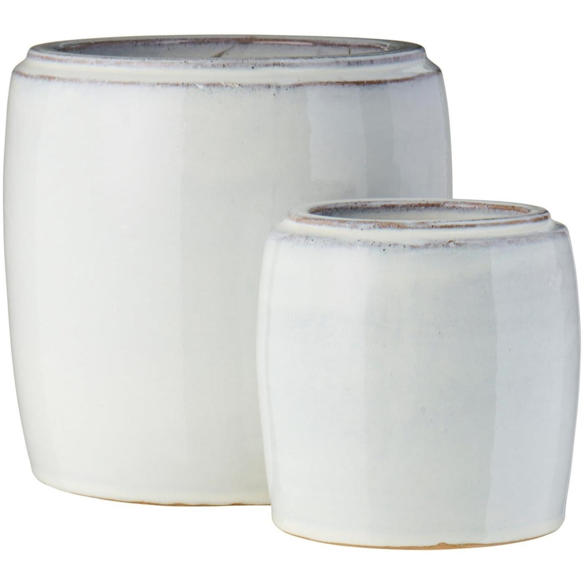 IB Laursen 2er Topf-Set Saigon, weiss 