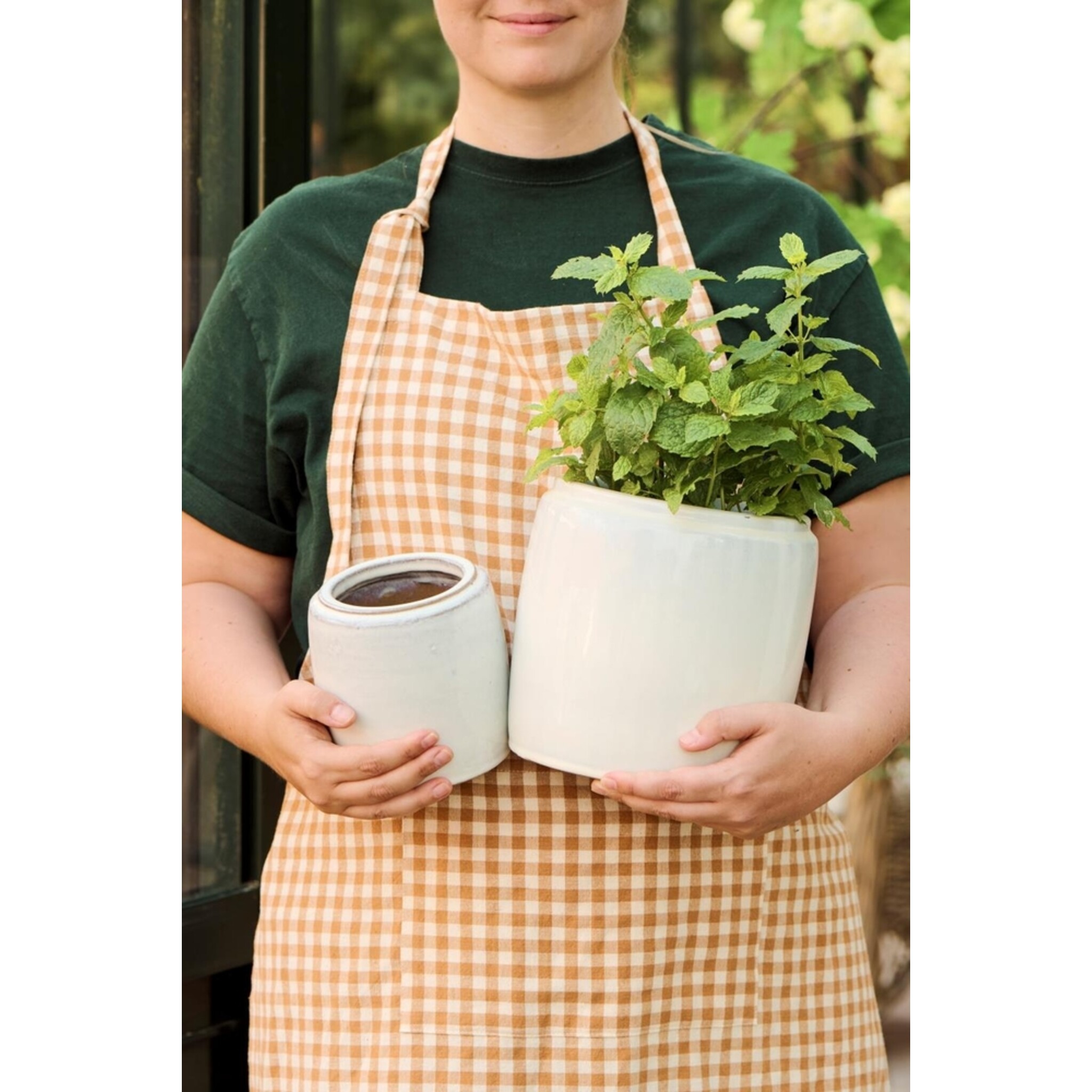 IB Laursen 2er Topf-Set Saigon, weiss 