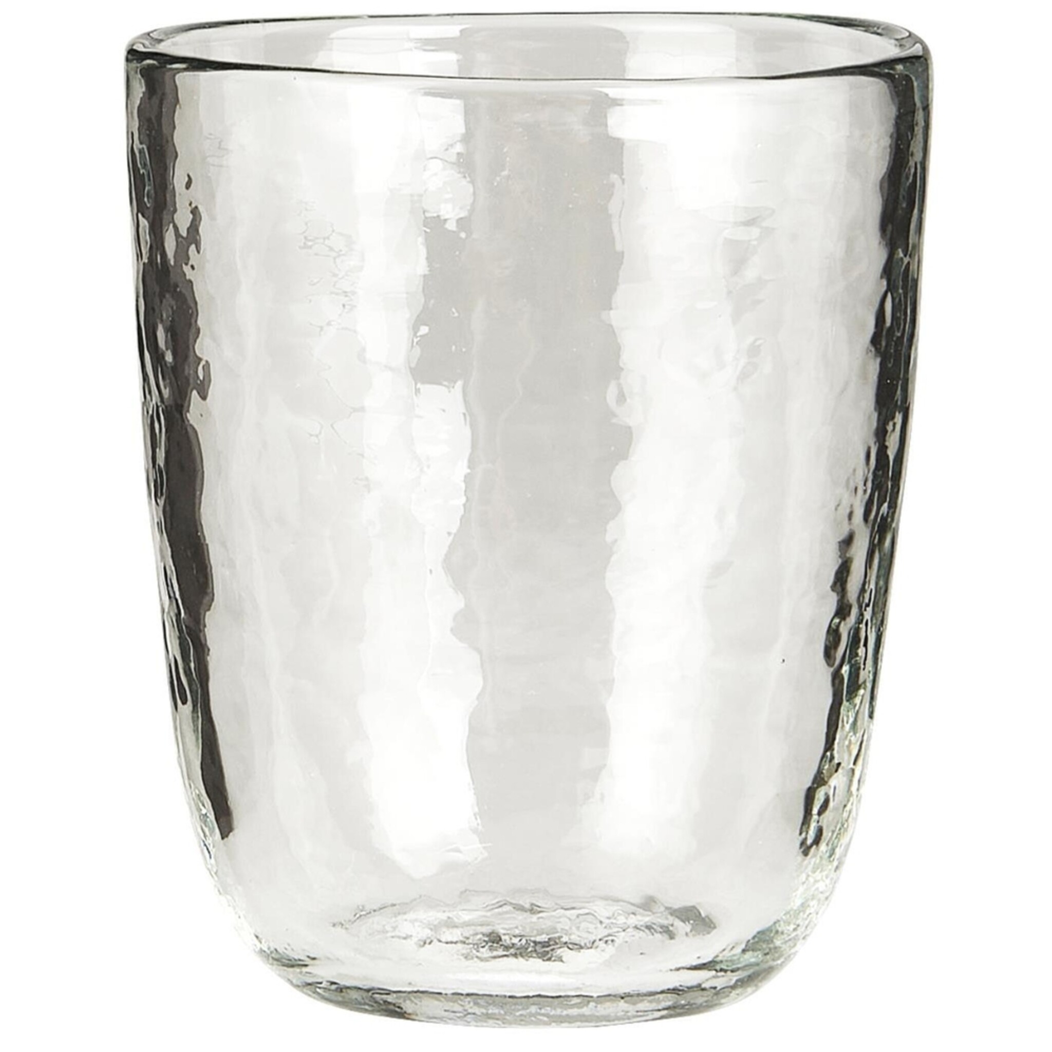 Trinkglas mit strukturiertem klarem Glas, klar 