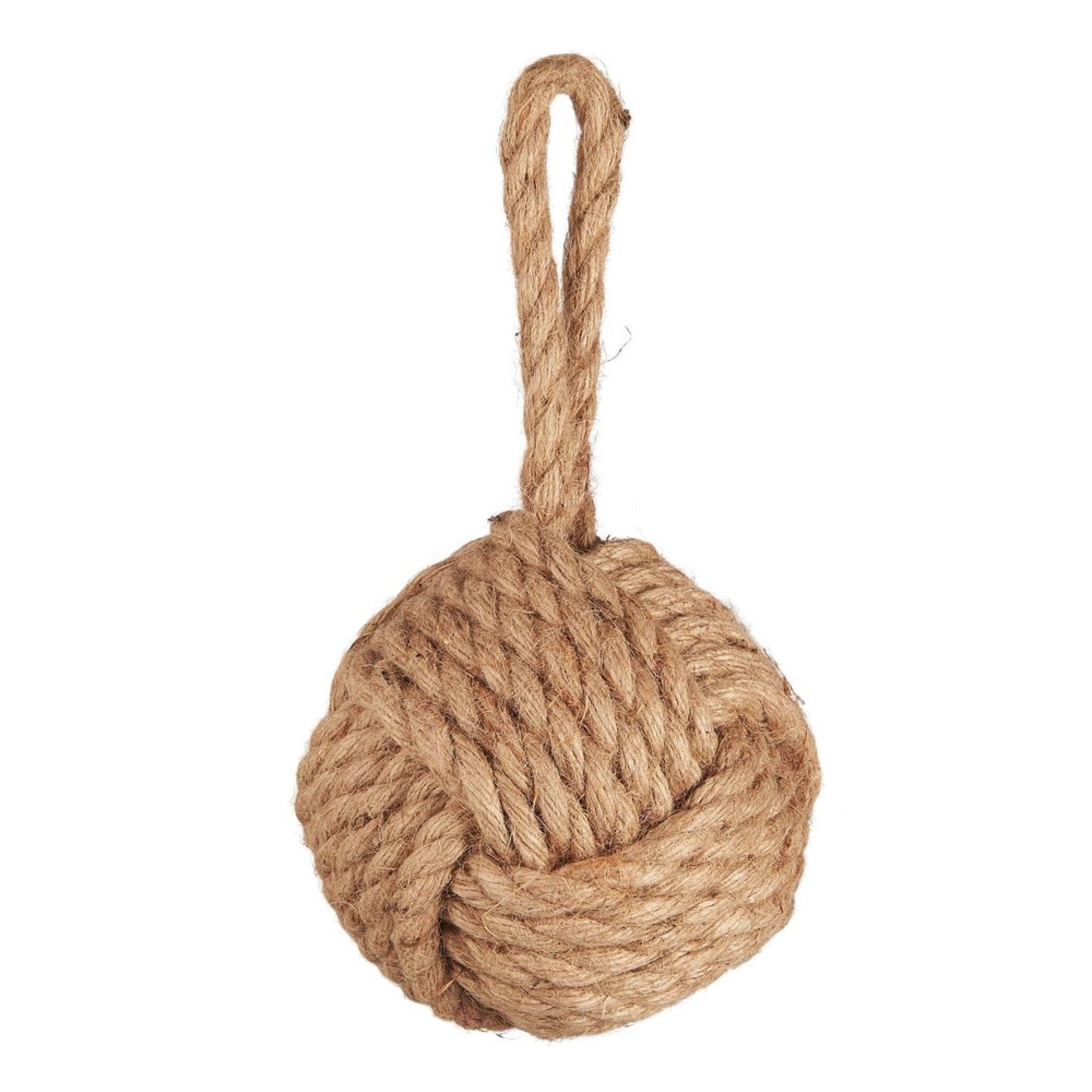 Türstopper mit Knoten Jute, natur