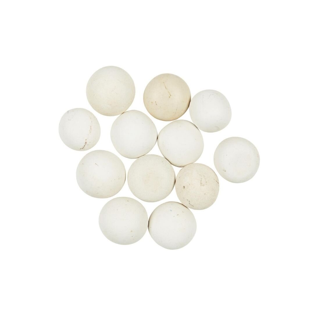 Tüte mit 12 Meditationssteinen UNIKA, weiss 