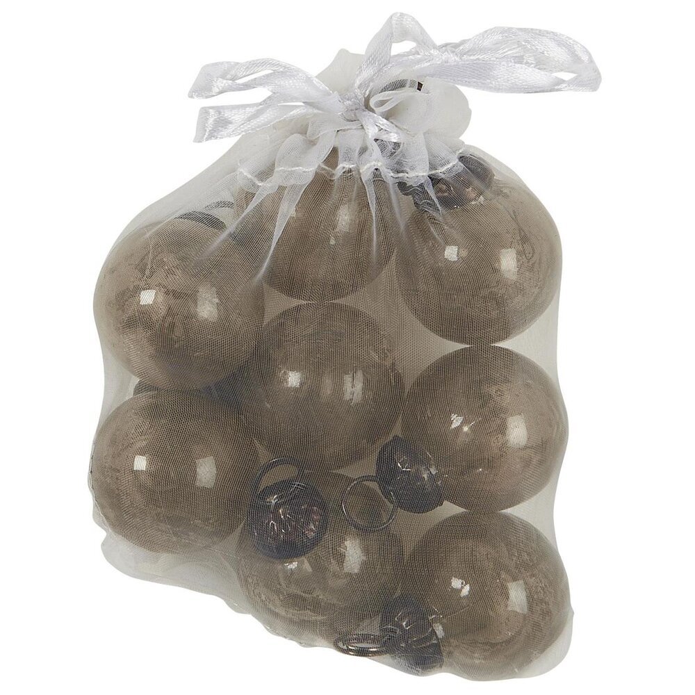 Tüte mit 8 Weihnachtskugeln mini, fog 