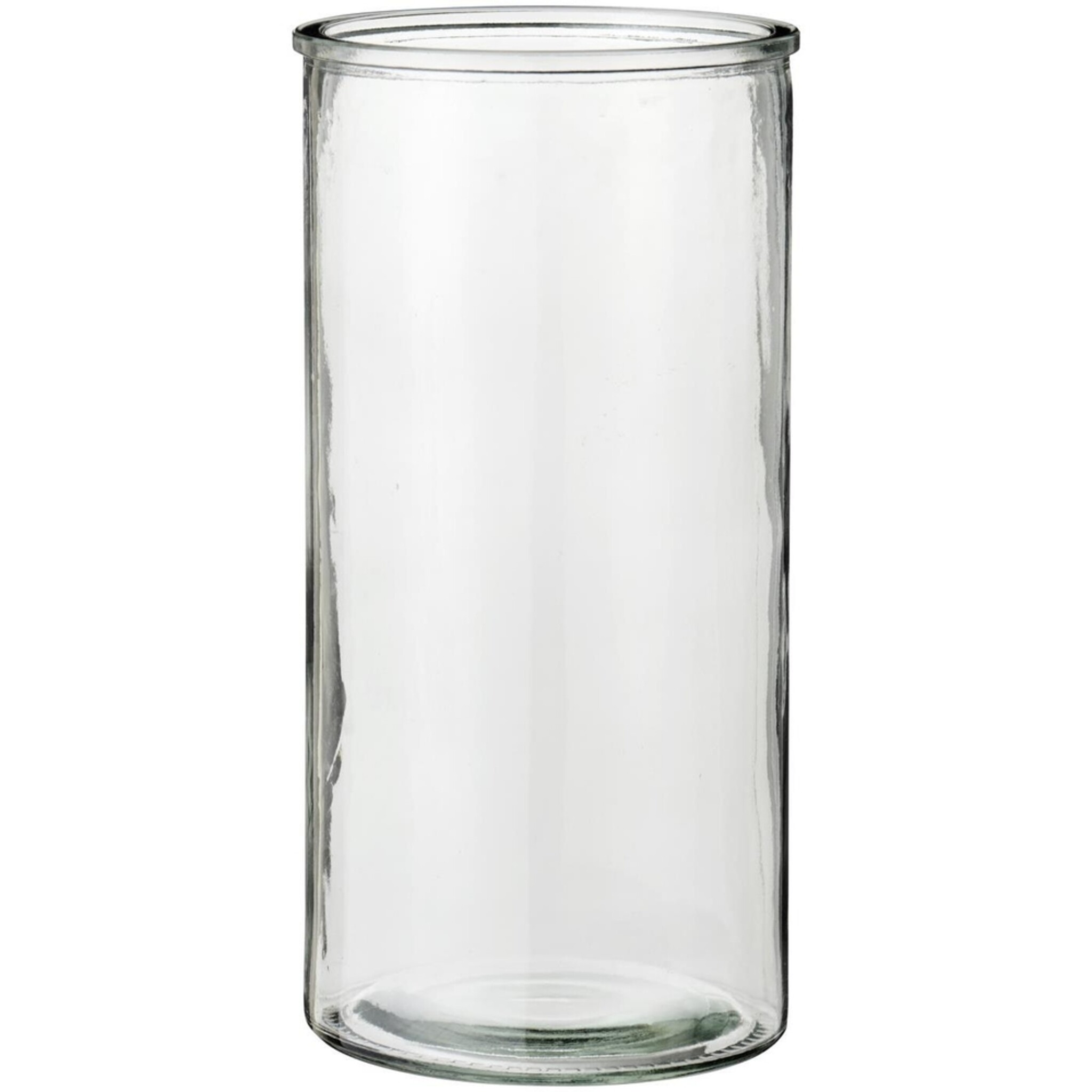 Vase Hannah - Zylinderförmiges Glas, klar 29,5 cm, Ø 14,5 cm