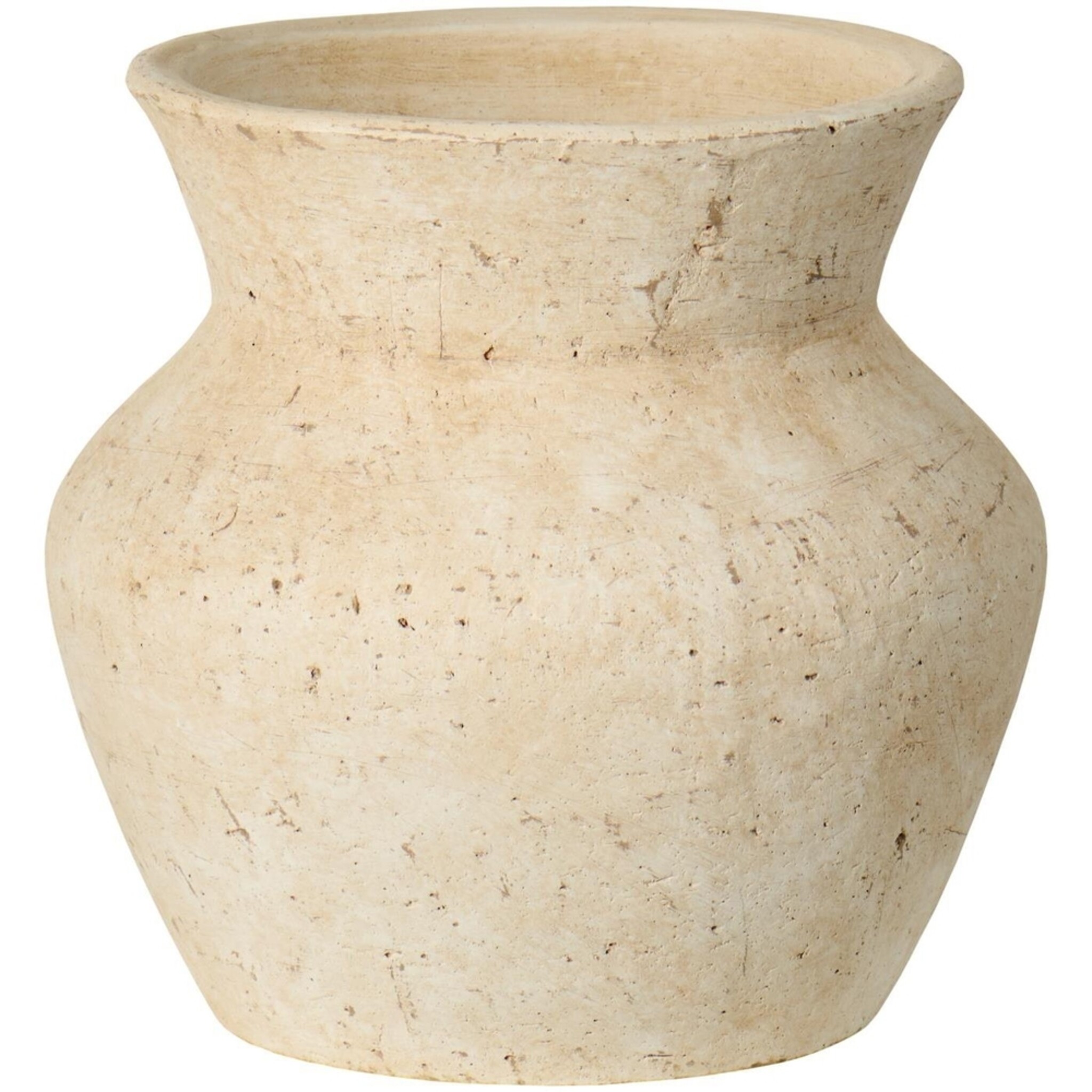 IB Laursen Vase Hera, beige 21 cm, Ø 22,5 cm