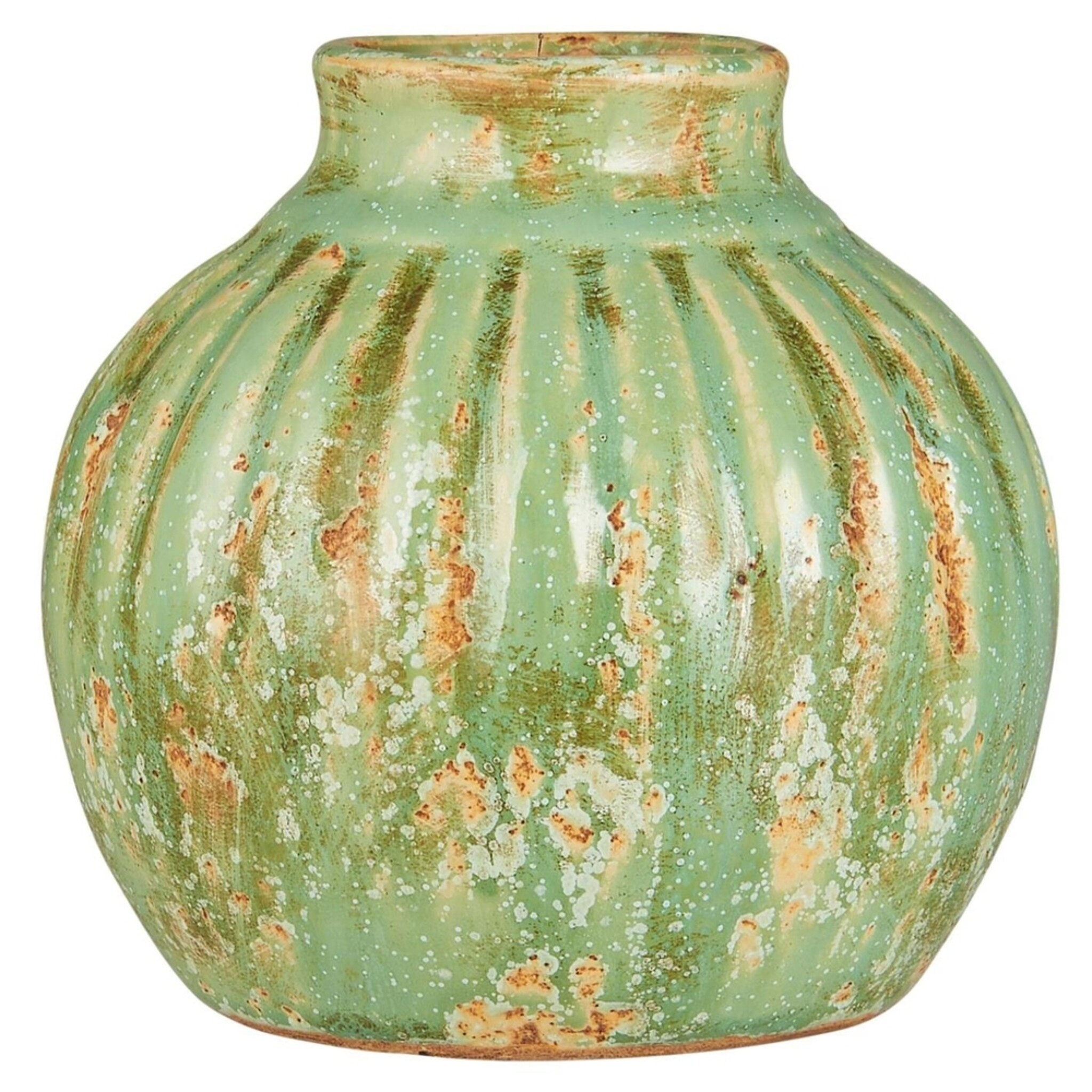 Vase Marina Antik-Look, grün 