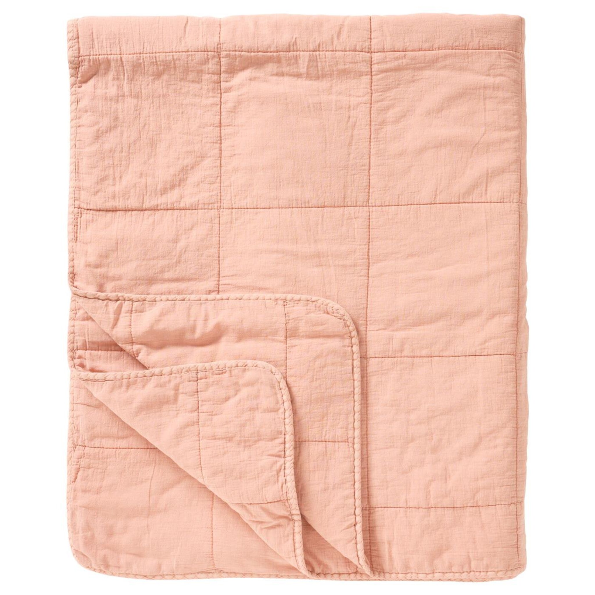 Vintage Bettdecke doppelt, rose shadow 