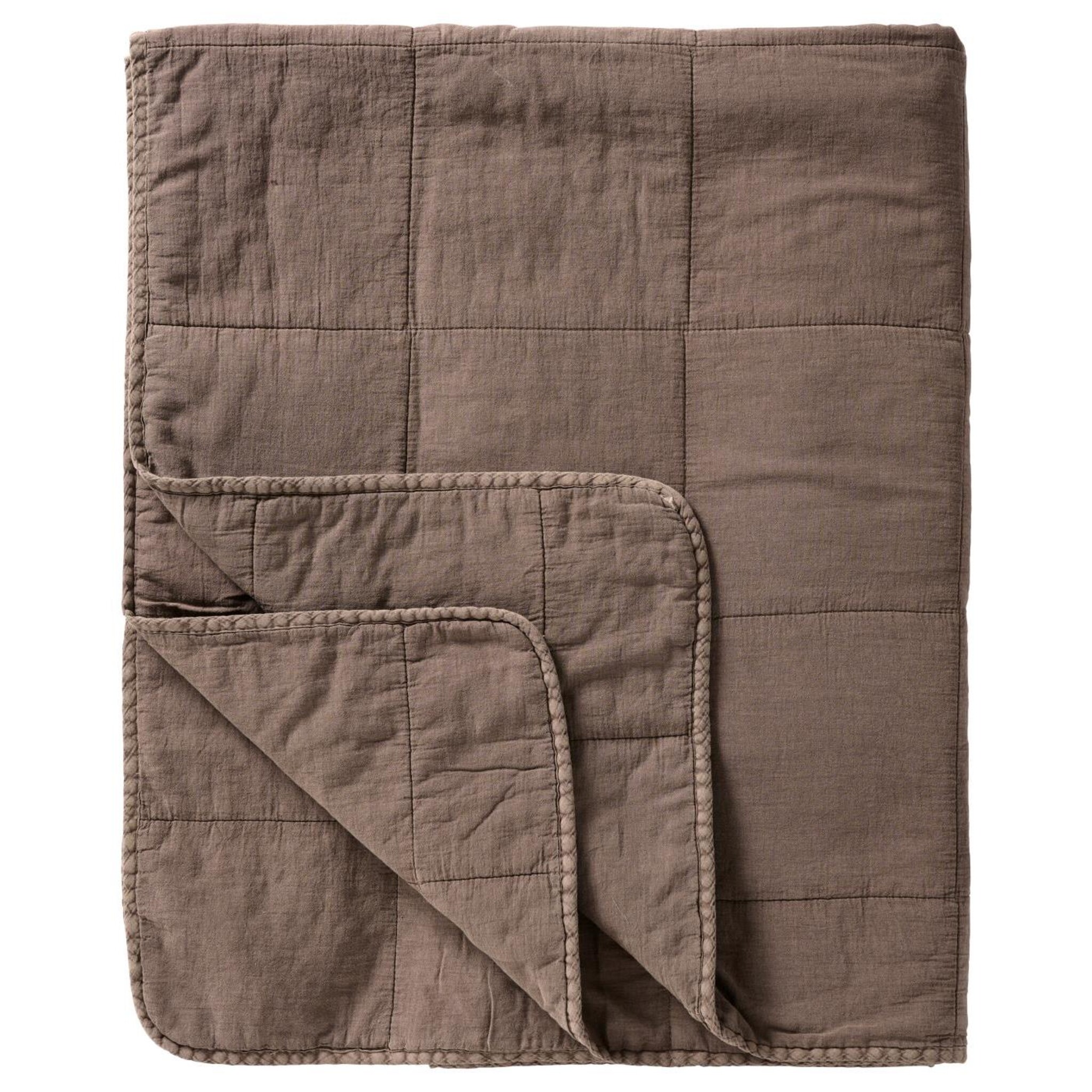 Vintage Bettdecke doppelt, soil 