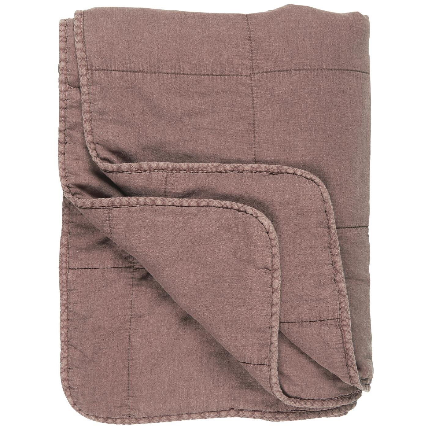 IB Laursen Vintage Quilt unifarben, coral almond 