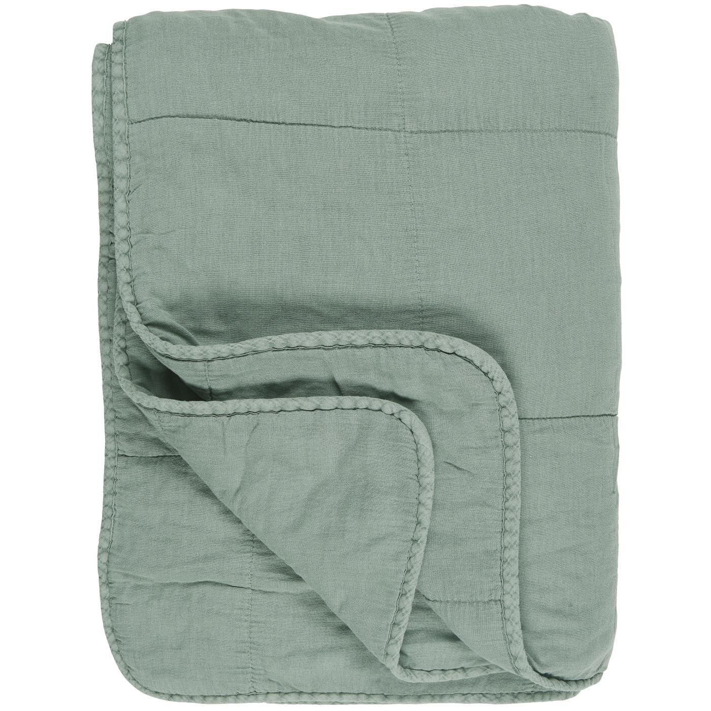 IB Laursen Vintage Quilt unifarben, green mist 