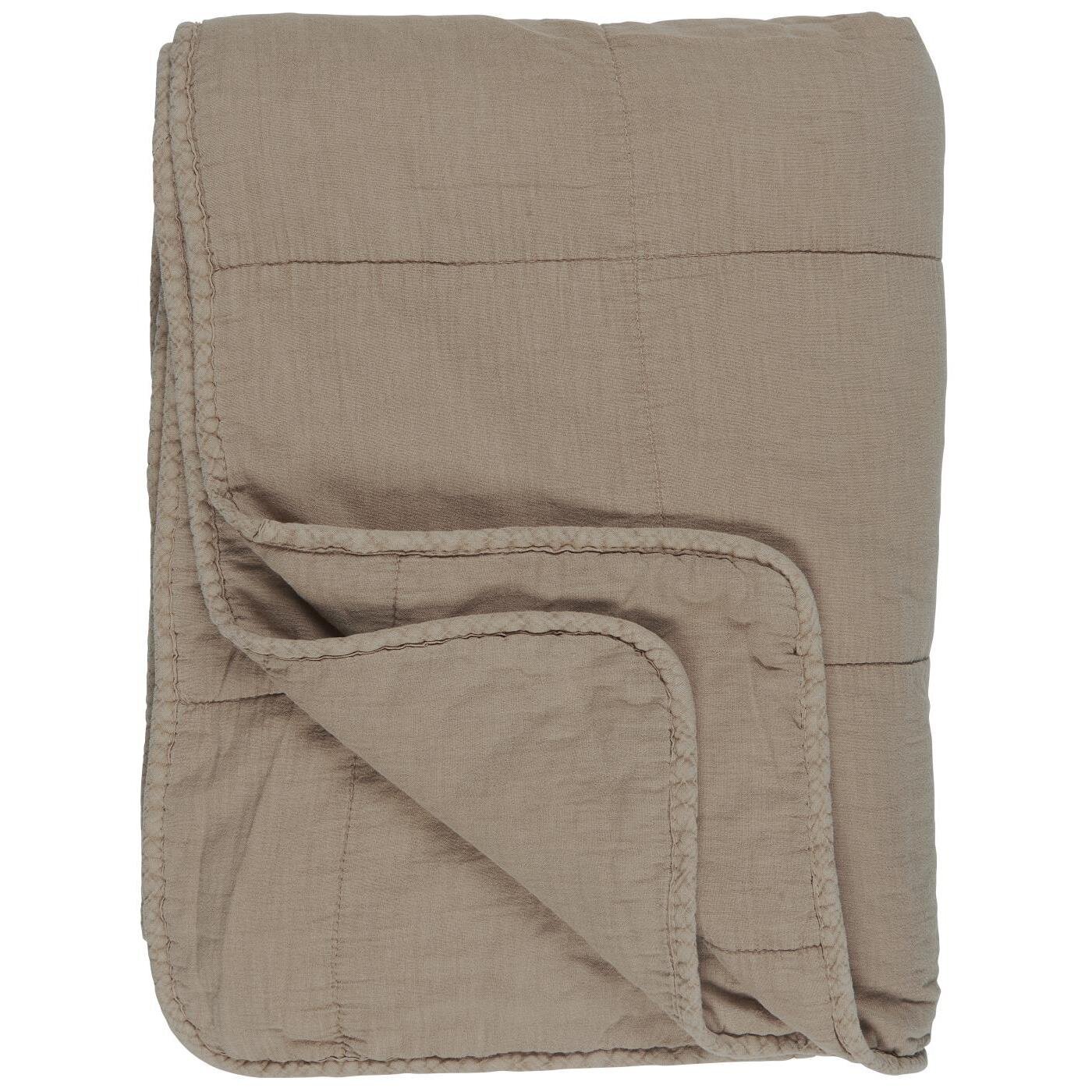 IB Laursen Vintage Quilt unifarben, burned rose 