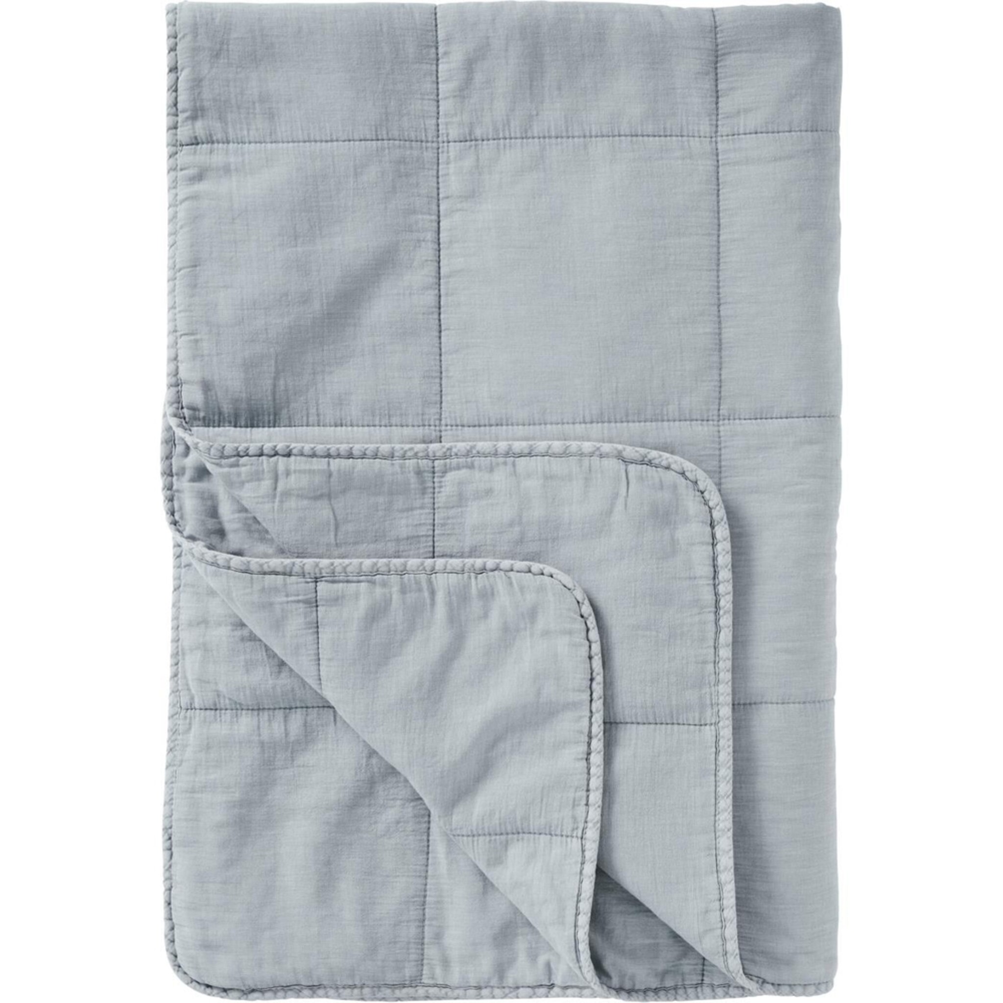 IB Laursen Vintage Quilt unifarben, cornflower 