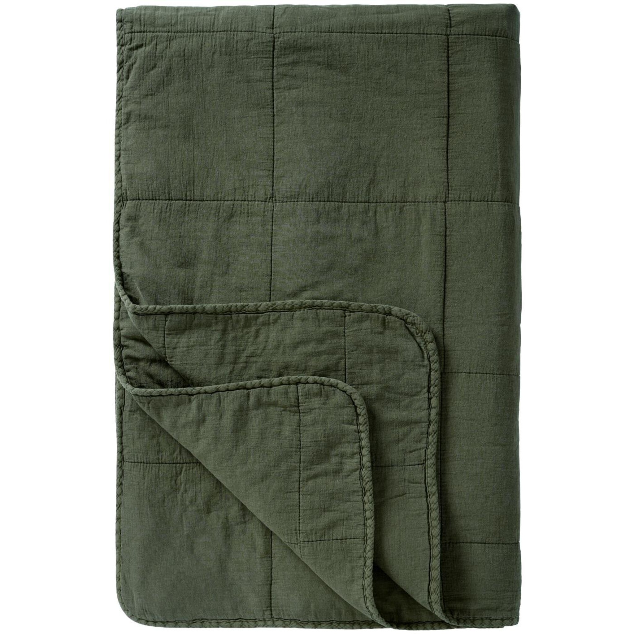 IB Laursen Vintage Quilt unifarben, murtle green 