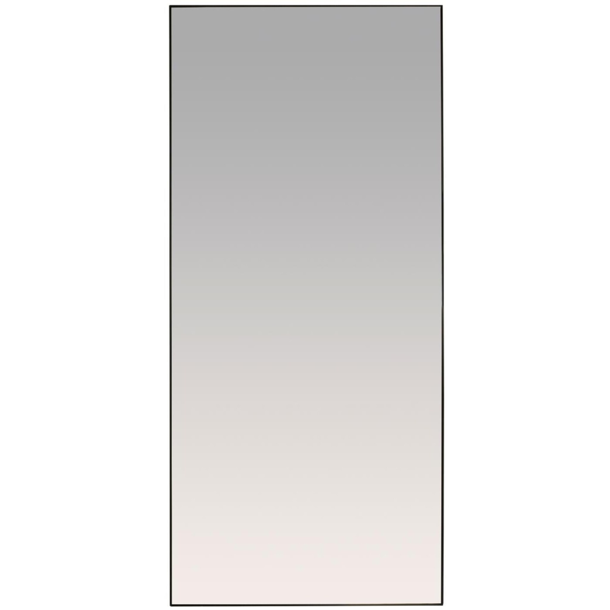 Wandspiegel Paris , schwarz 80 x 1.5 x 180 cm