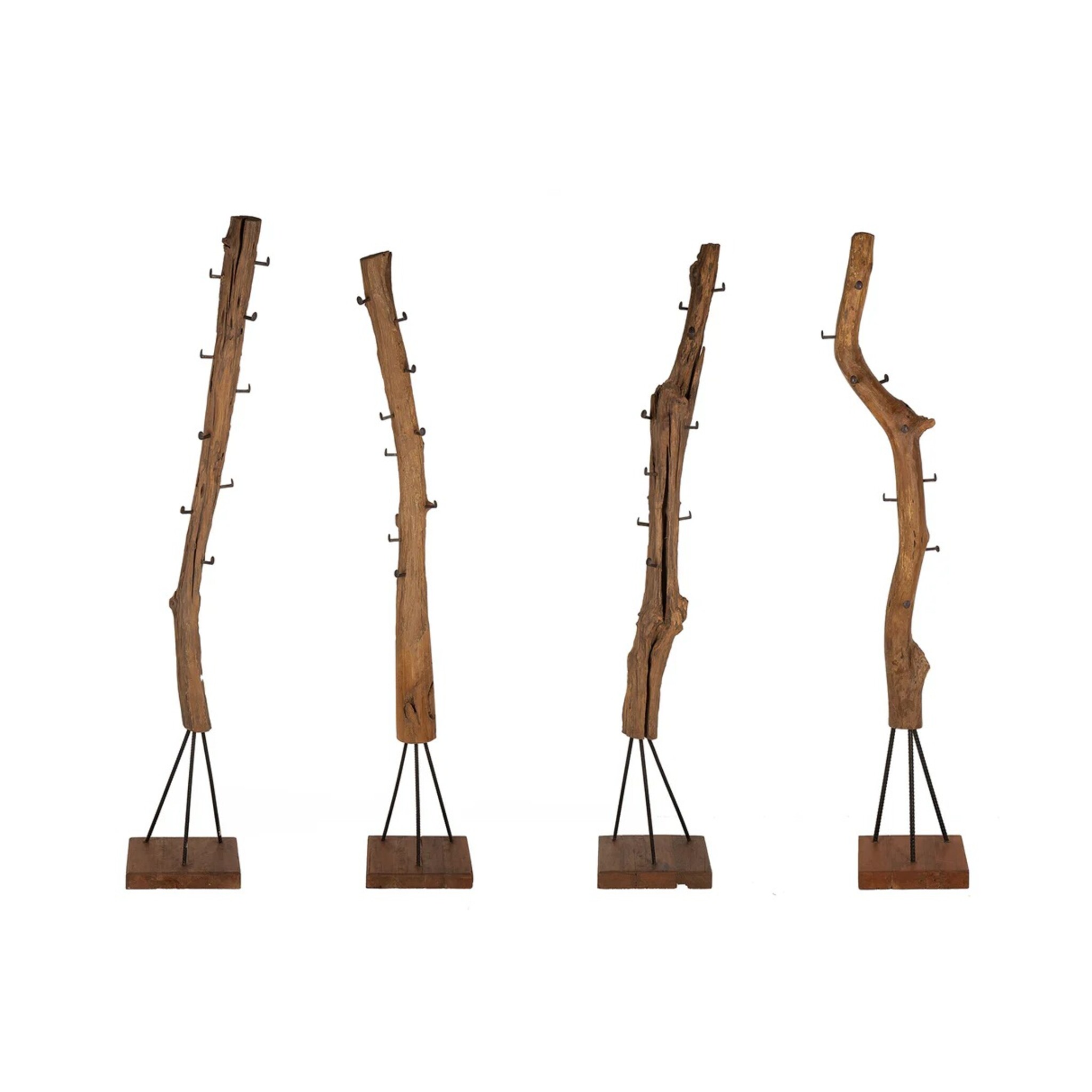 Bodengarderobe Hemingway 200cm Teakholz, natur