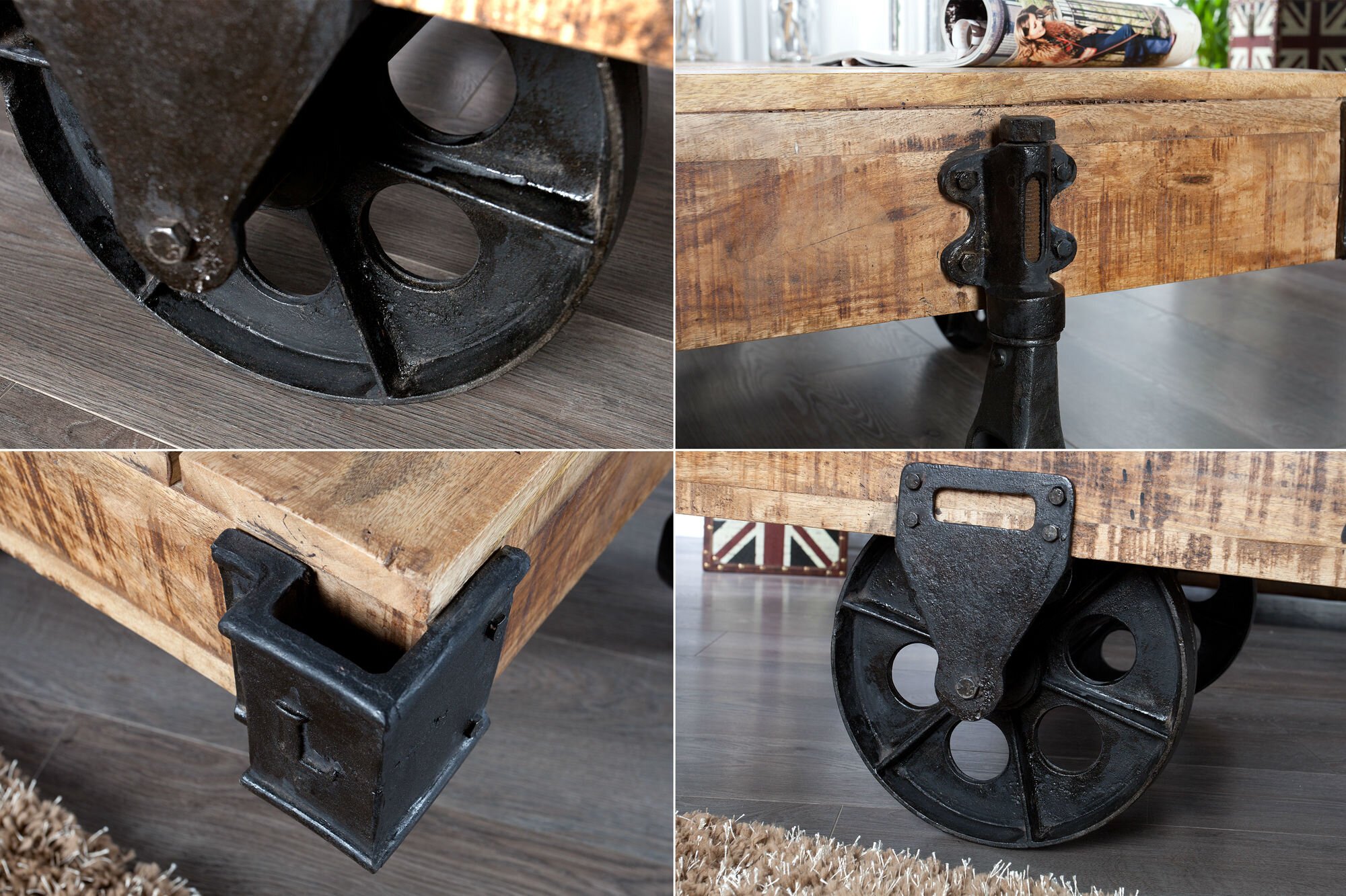 Couchtisch Railway Mango, natur 