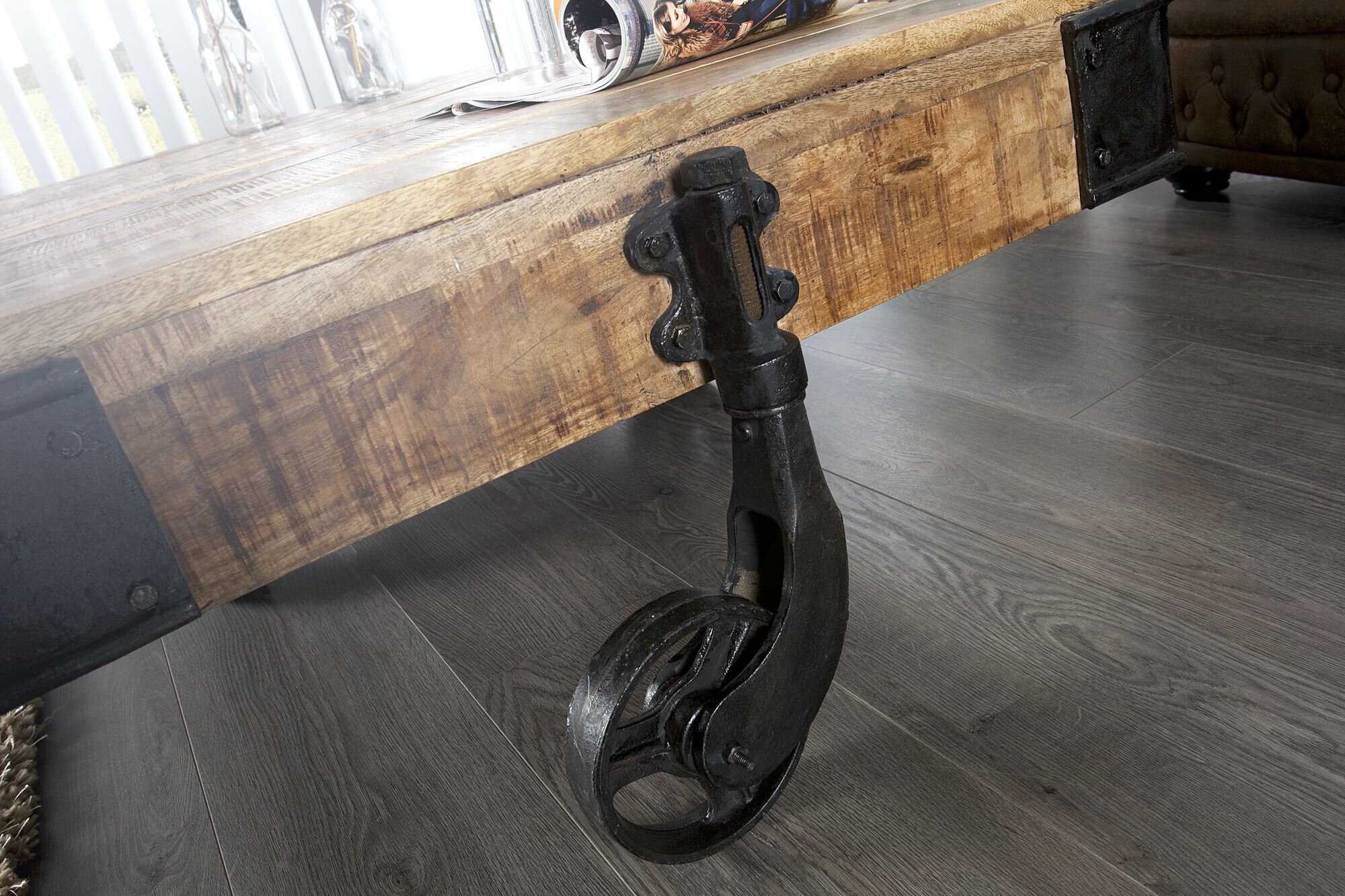 Couchtisch Railway Mango, natur 