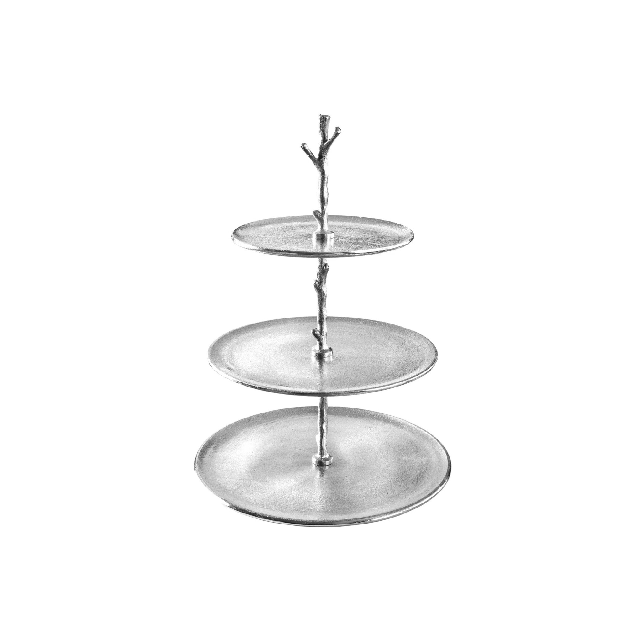 Etagere Abstract, silber 