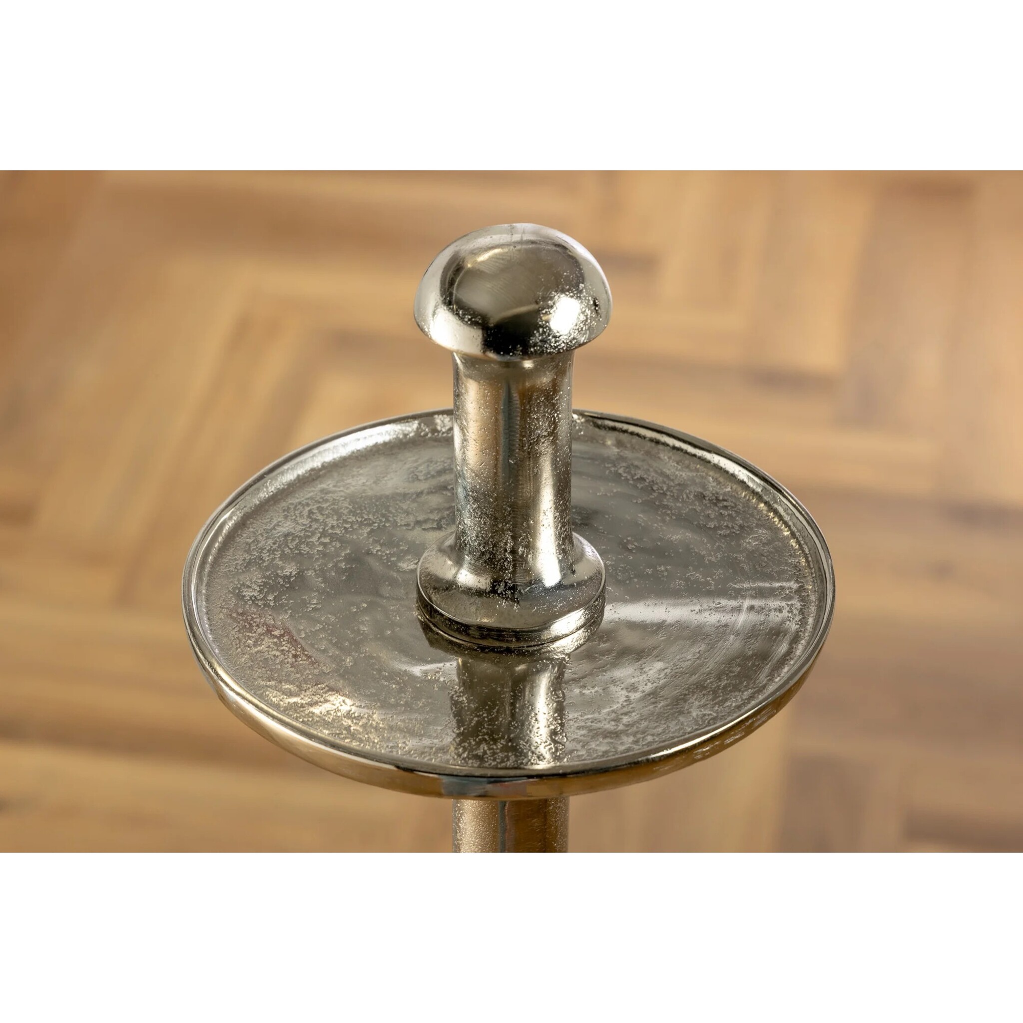 Etagere Abstract XL mit 6 Tabletts, silber 