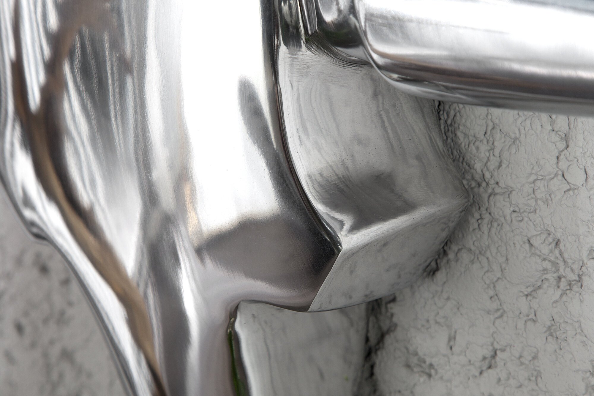 Geweih Bull Aluminium, silber 