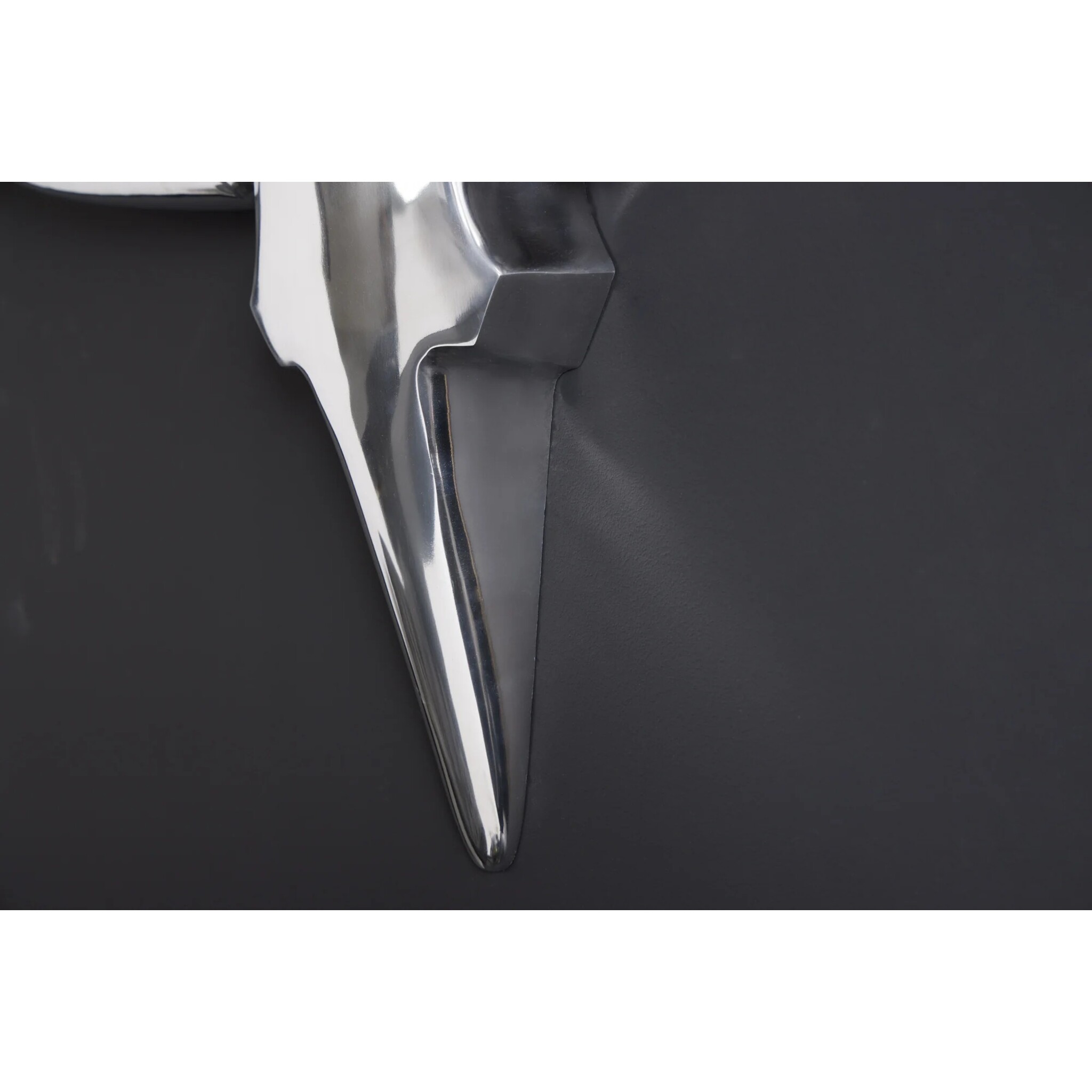 Geweih Bull Aluminium, silber 