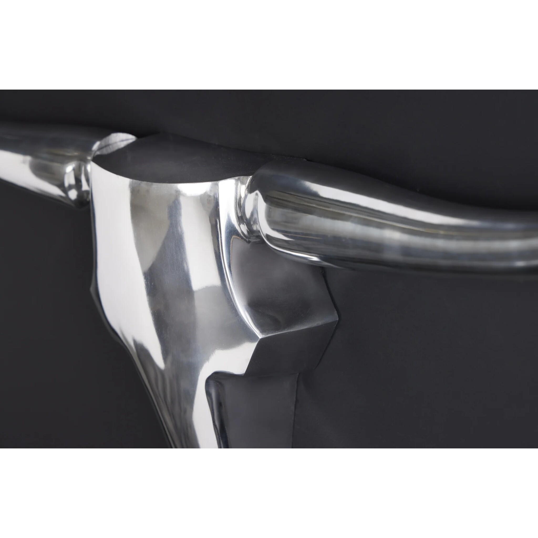 Geweih Bull Aluminium, silber 