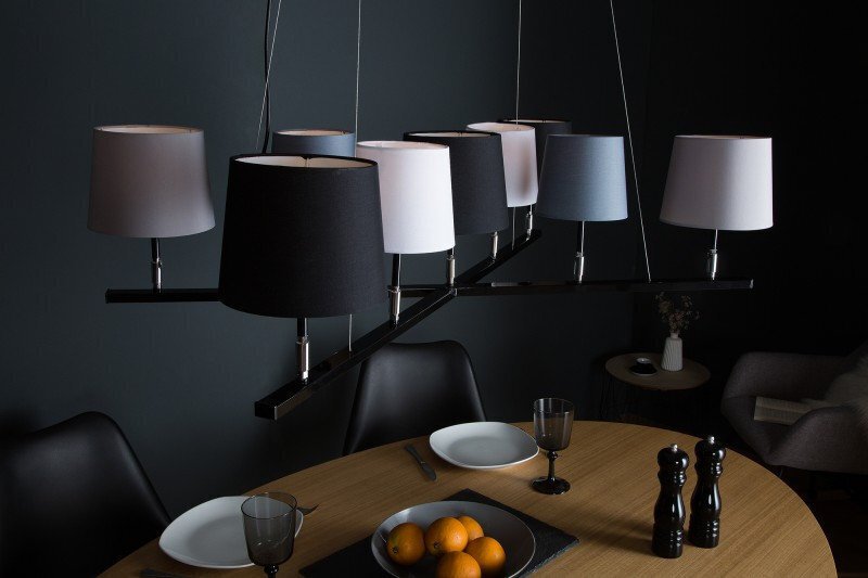 Hängeleuchte Levels II, grau 