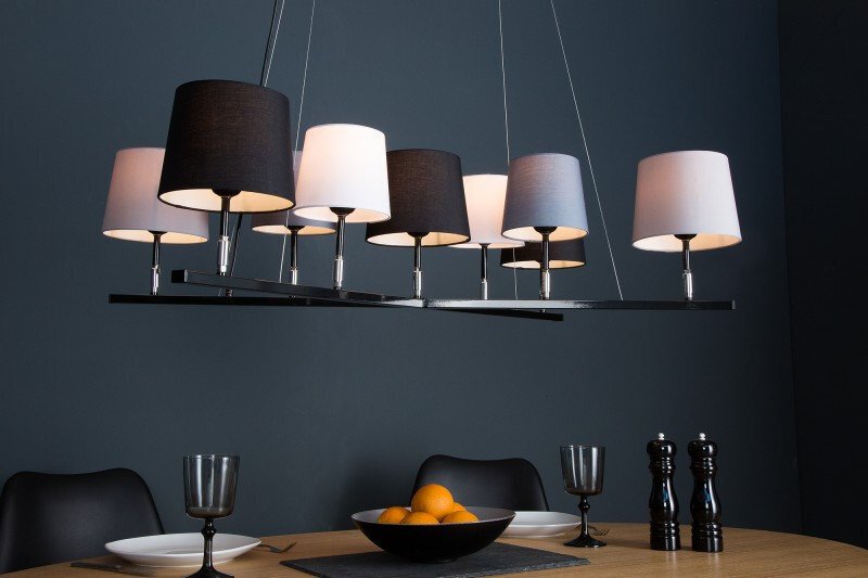 Hängeleuchte Levels II, grau 