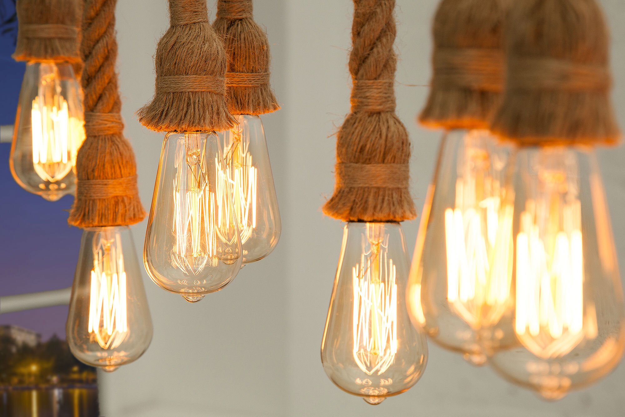 Hängeleuchte Seven Seas II, natur 120 x 13 x 62 cm