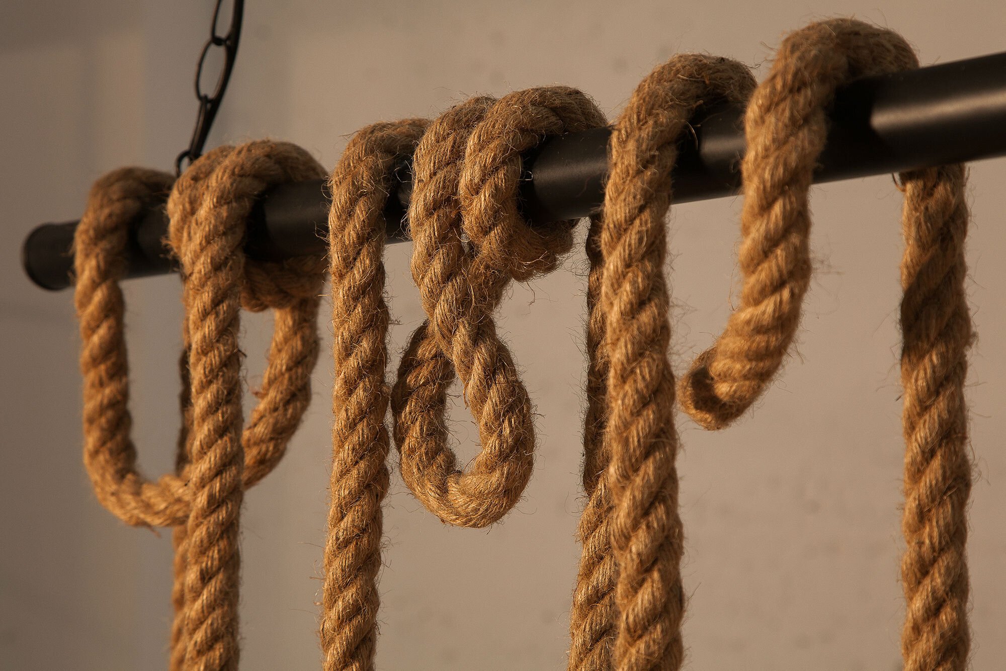 Hängeleuchte Seven Seas II, natur 90 x 62 x 13 cm