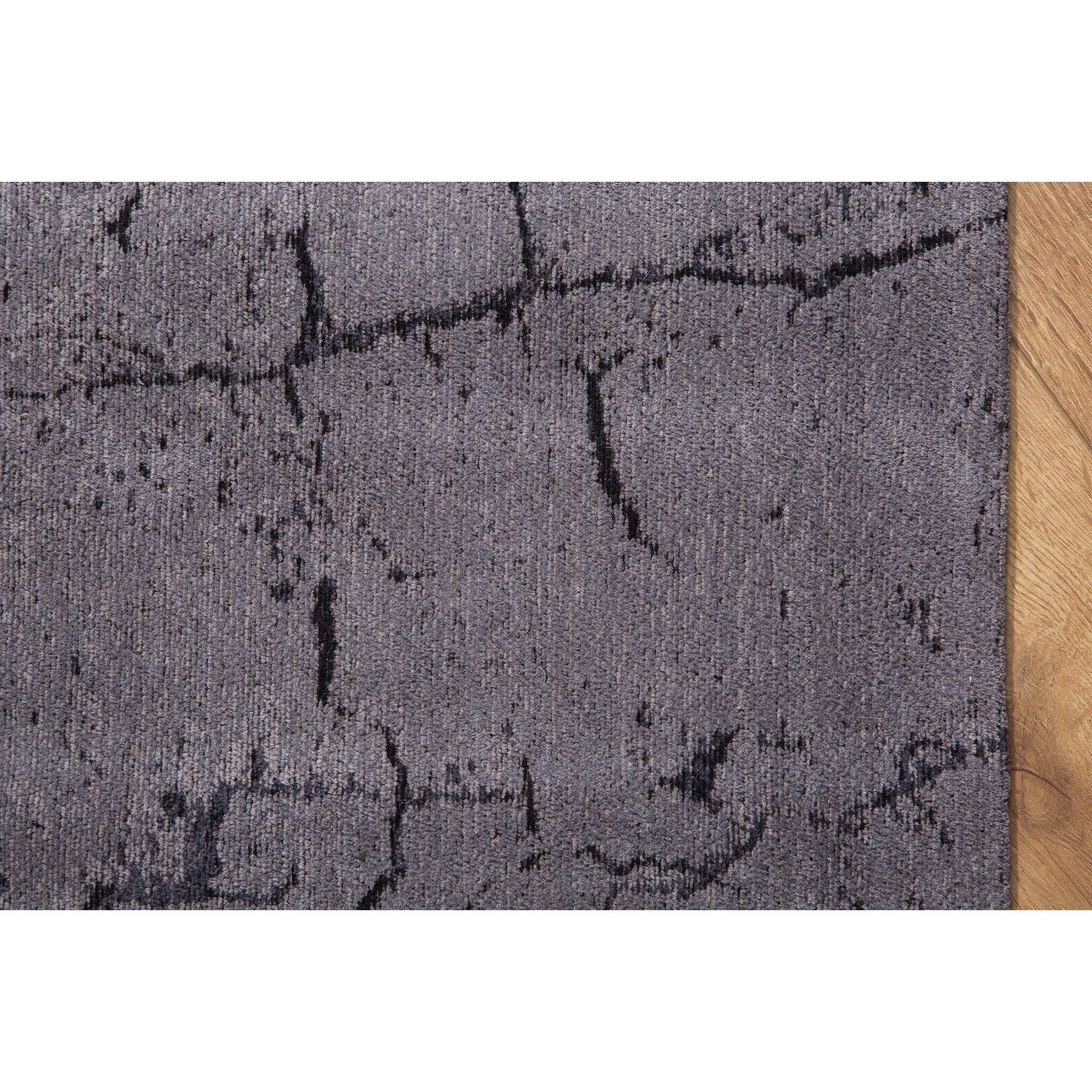 Teppich aus Baumwolle Fragments 240x160cm grau, grau