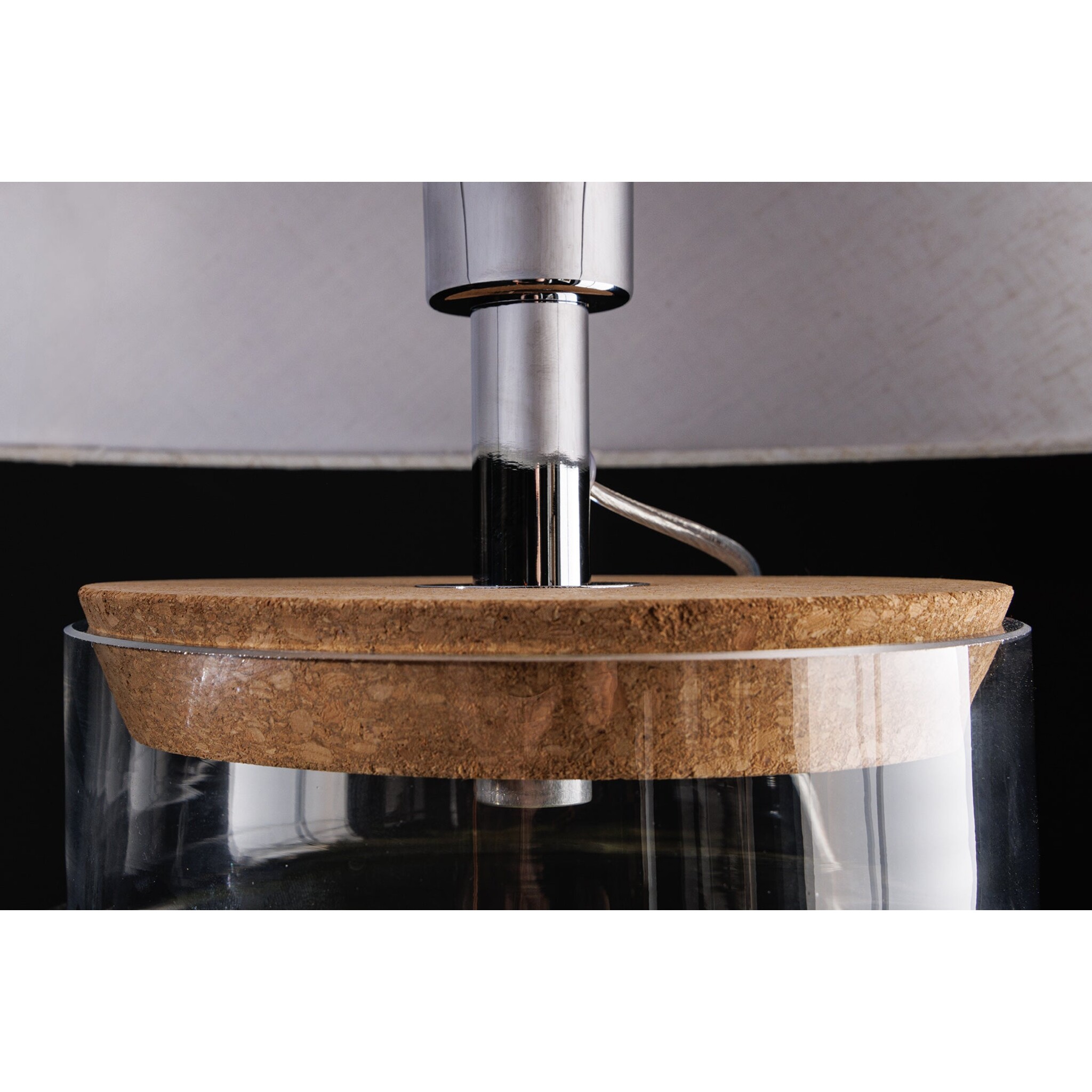 Tischleuchte Classico befüllbar, klar Ø 32 cm, Höhe 80 cm