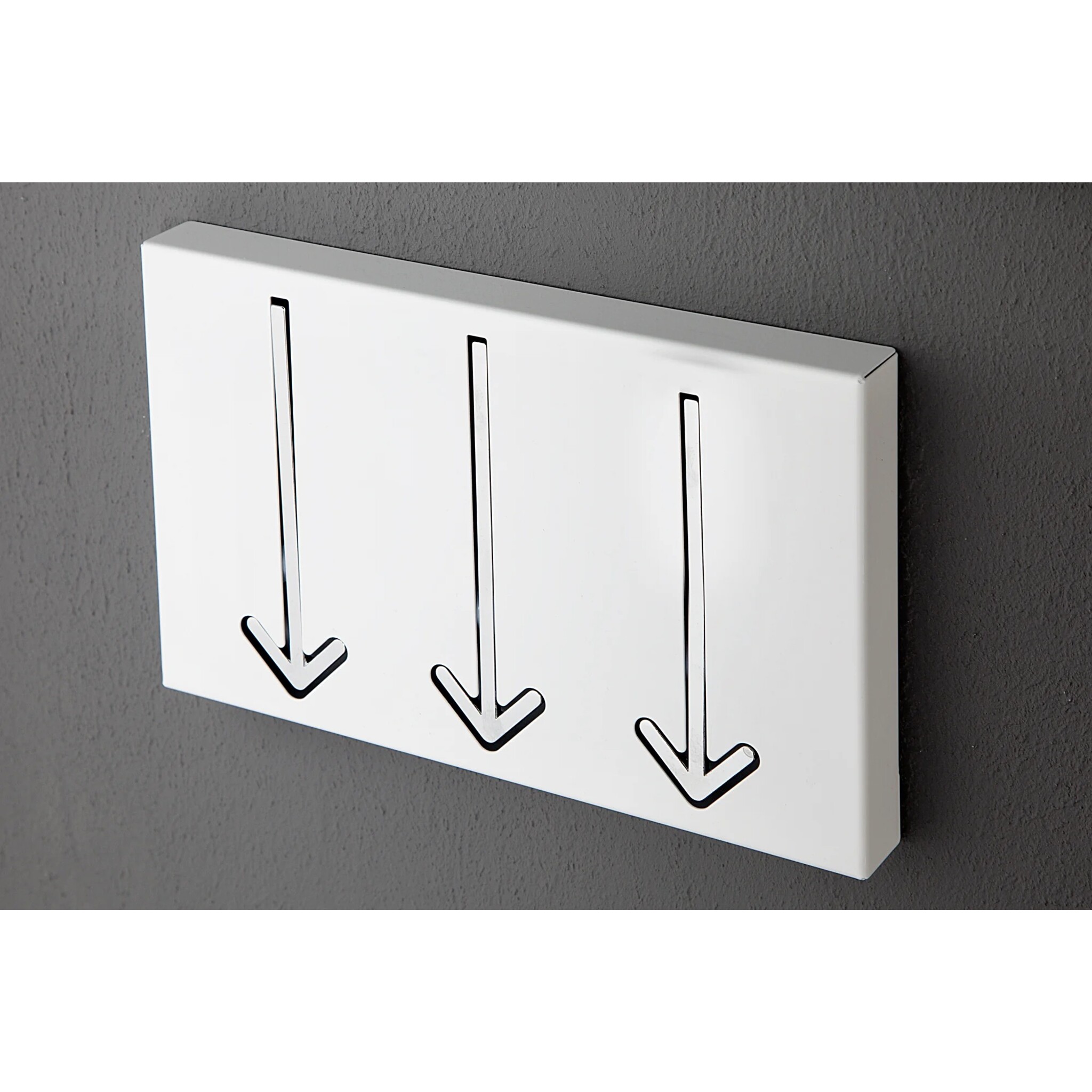 Wandgarderobe Arrow, weiss 