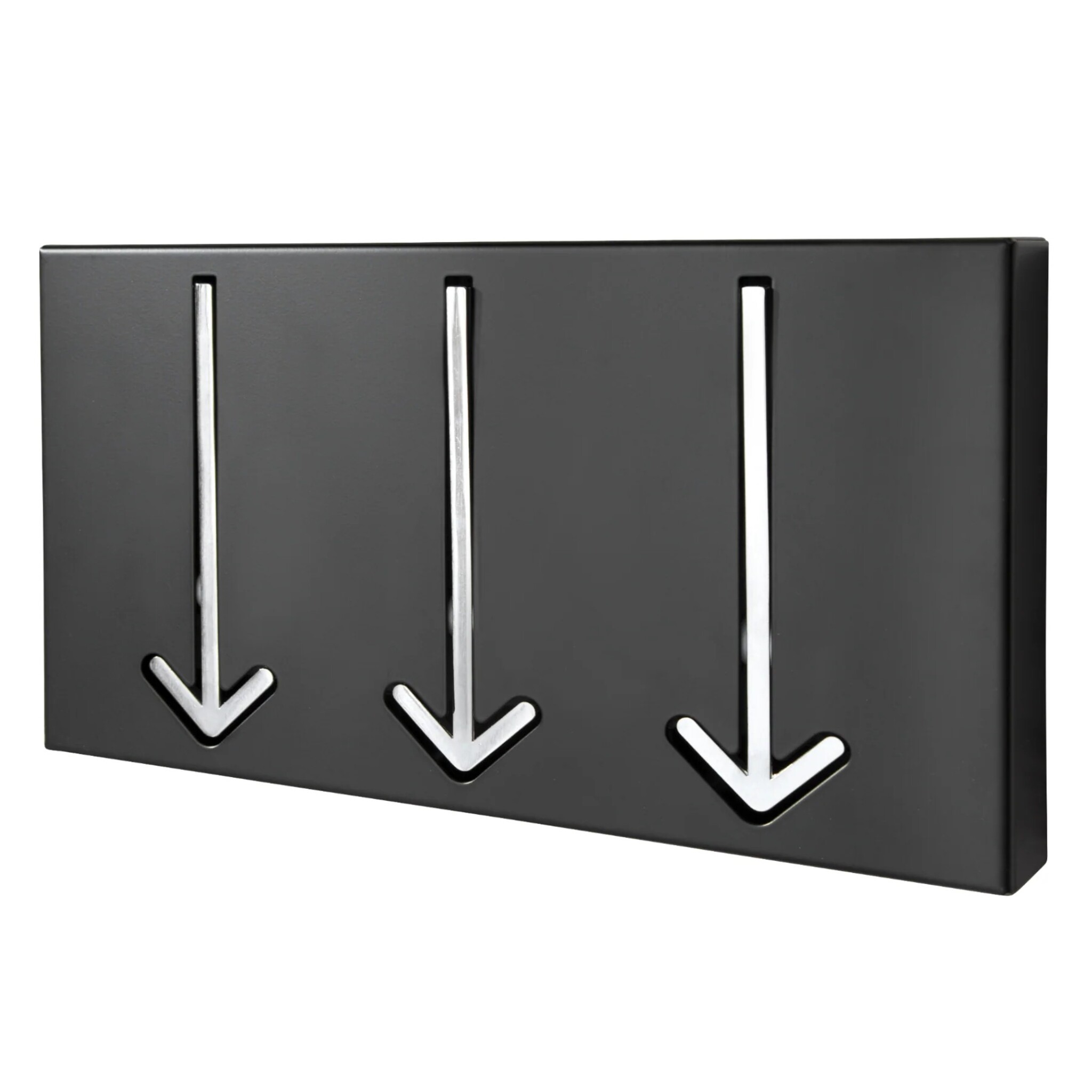 Wandgarderobe Arrow, schwarz 