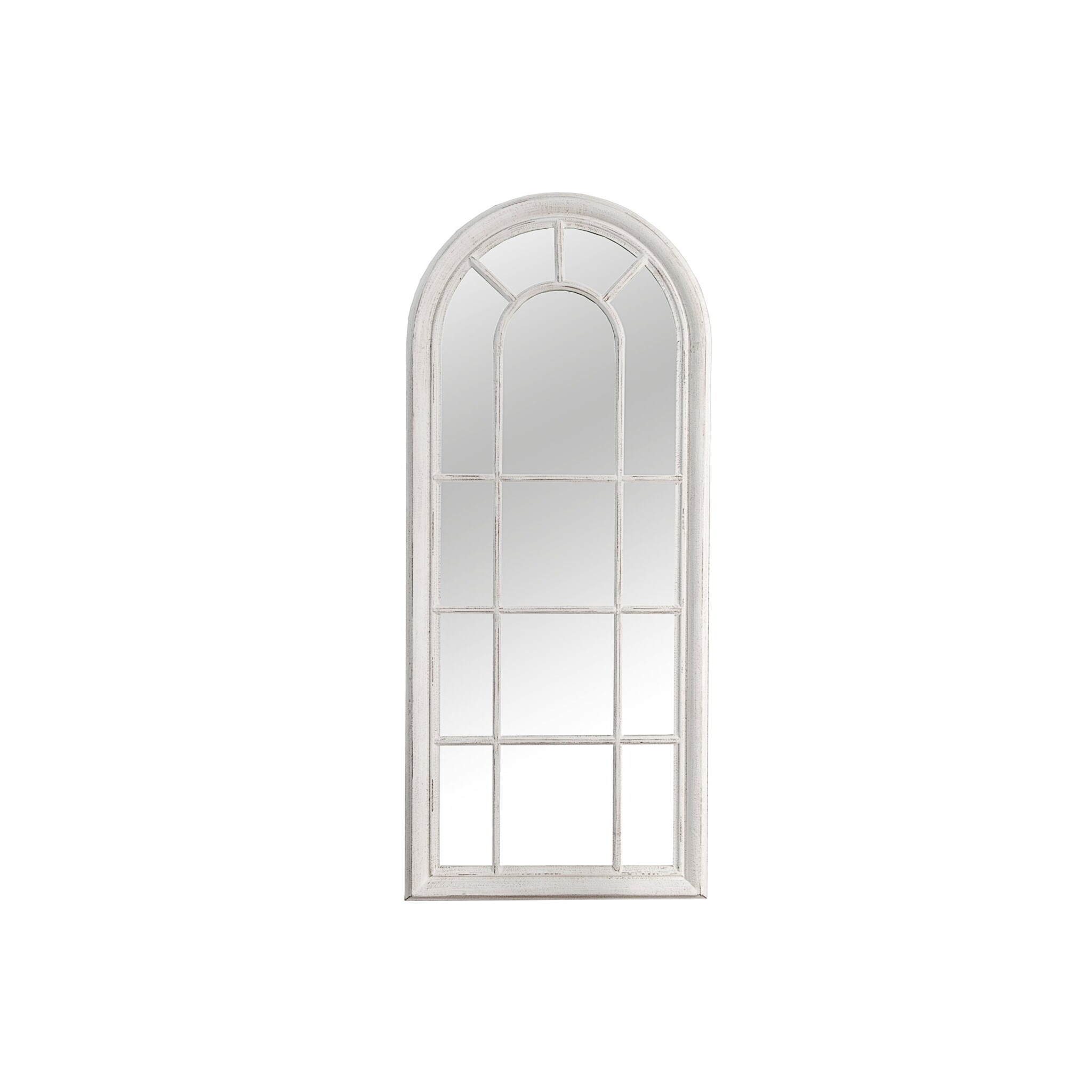 Wandspiegel Castillo Vintage Look Holz, weiss