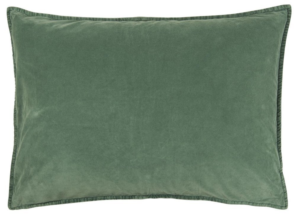 Kissenbezug Velour rechteckig, grün 