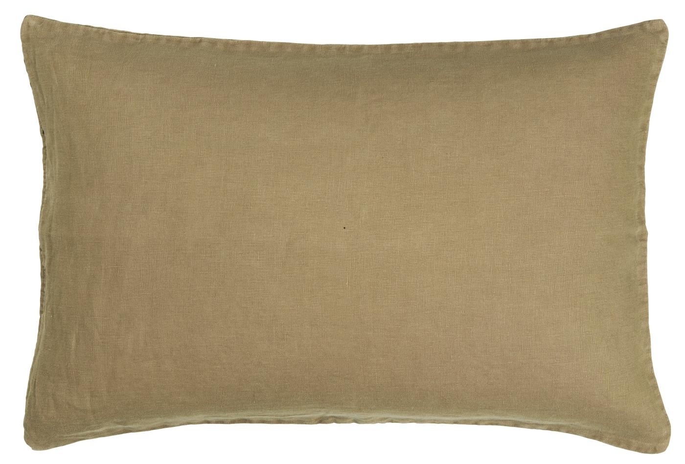 Kissenbezug Leinen 60x40 cm, autumn green 