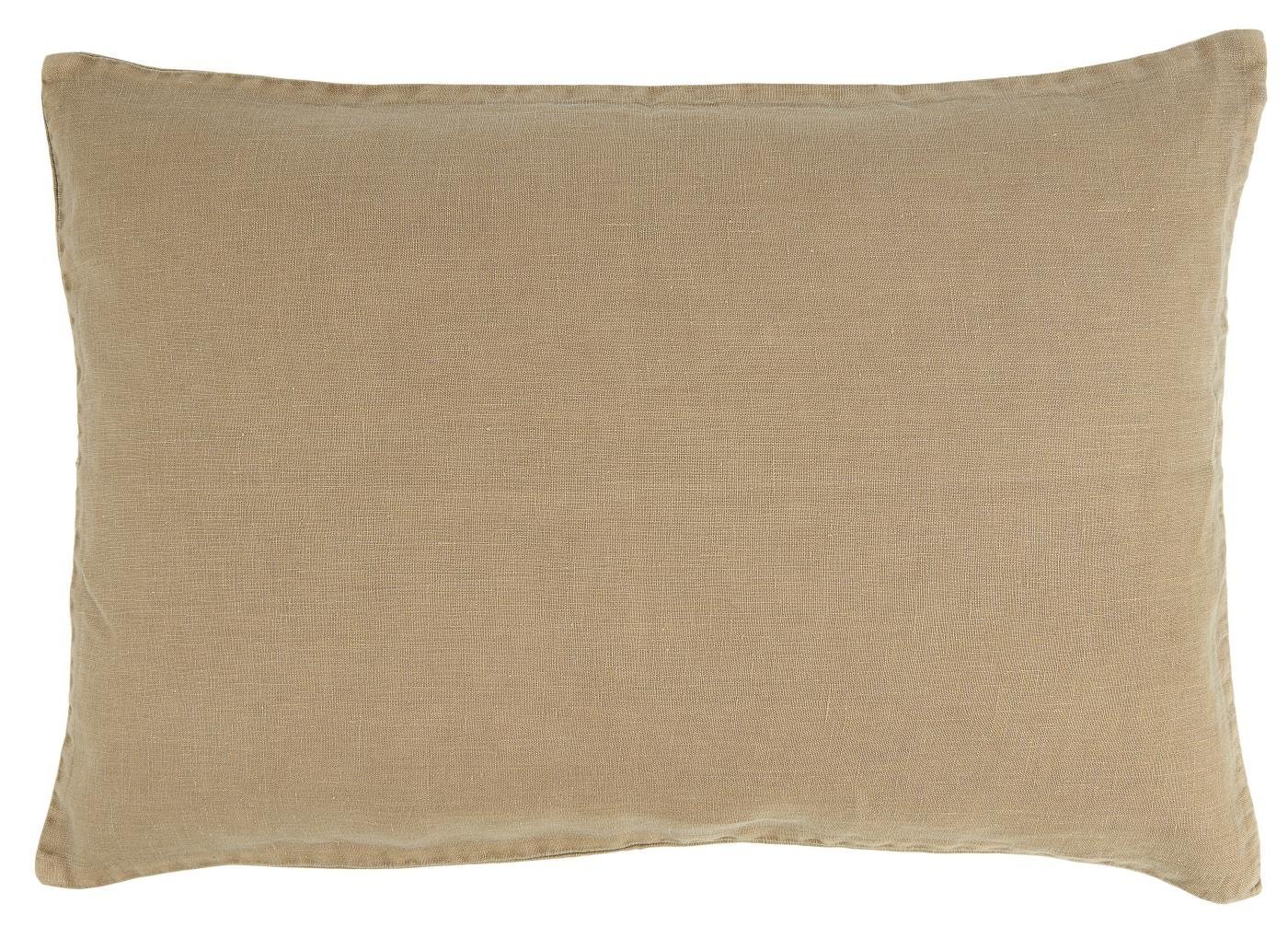 Kissenbezug Leinen 60x40 cm, cognac 