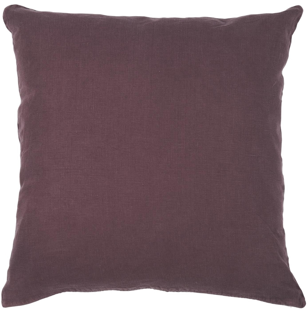 Kissenbezug einfarbig 50x50 cm, aubergine