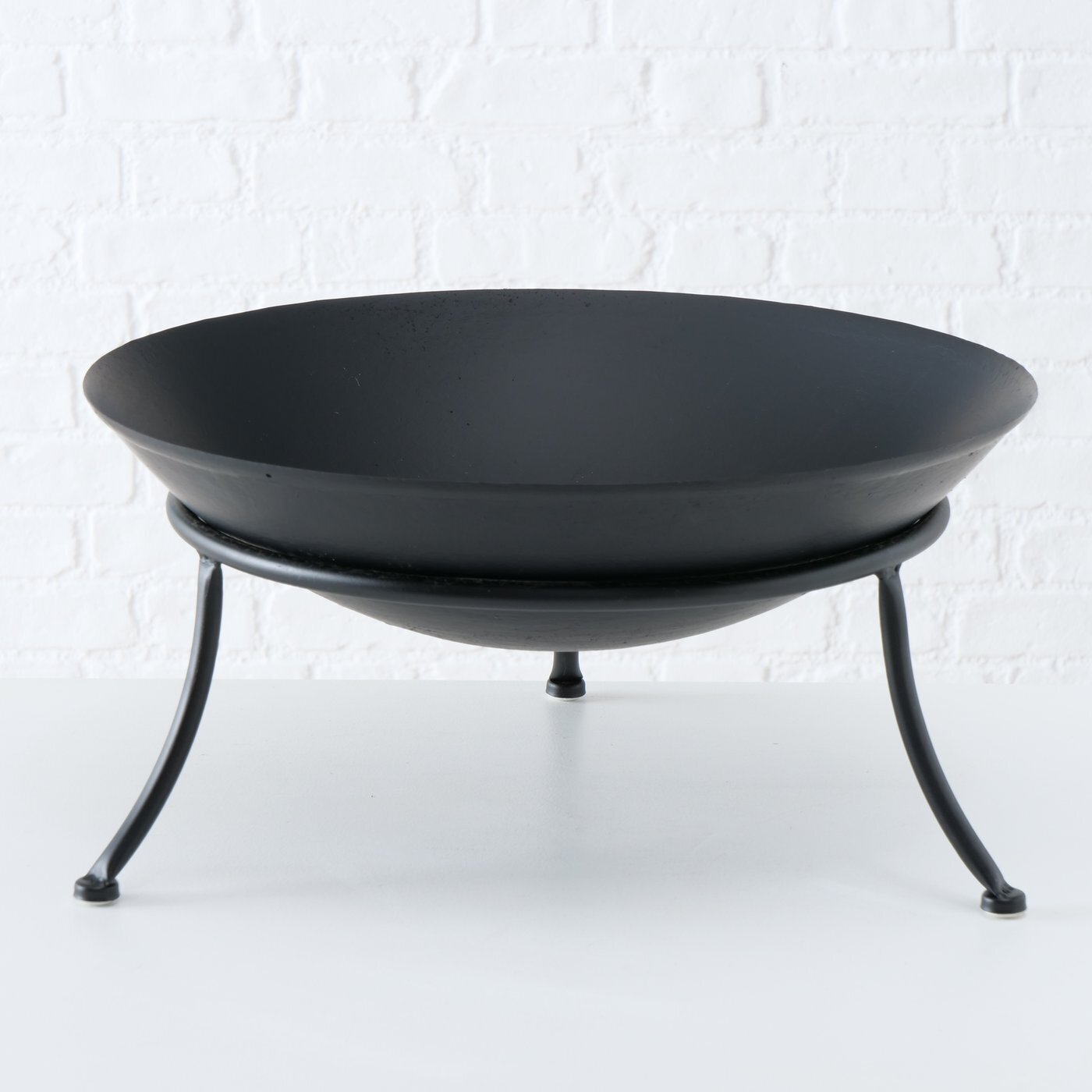 Kleine Feuerschale Seona, schwarz 