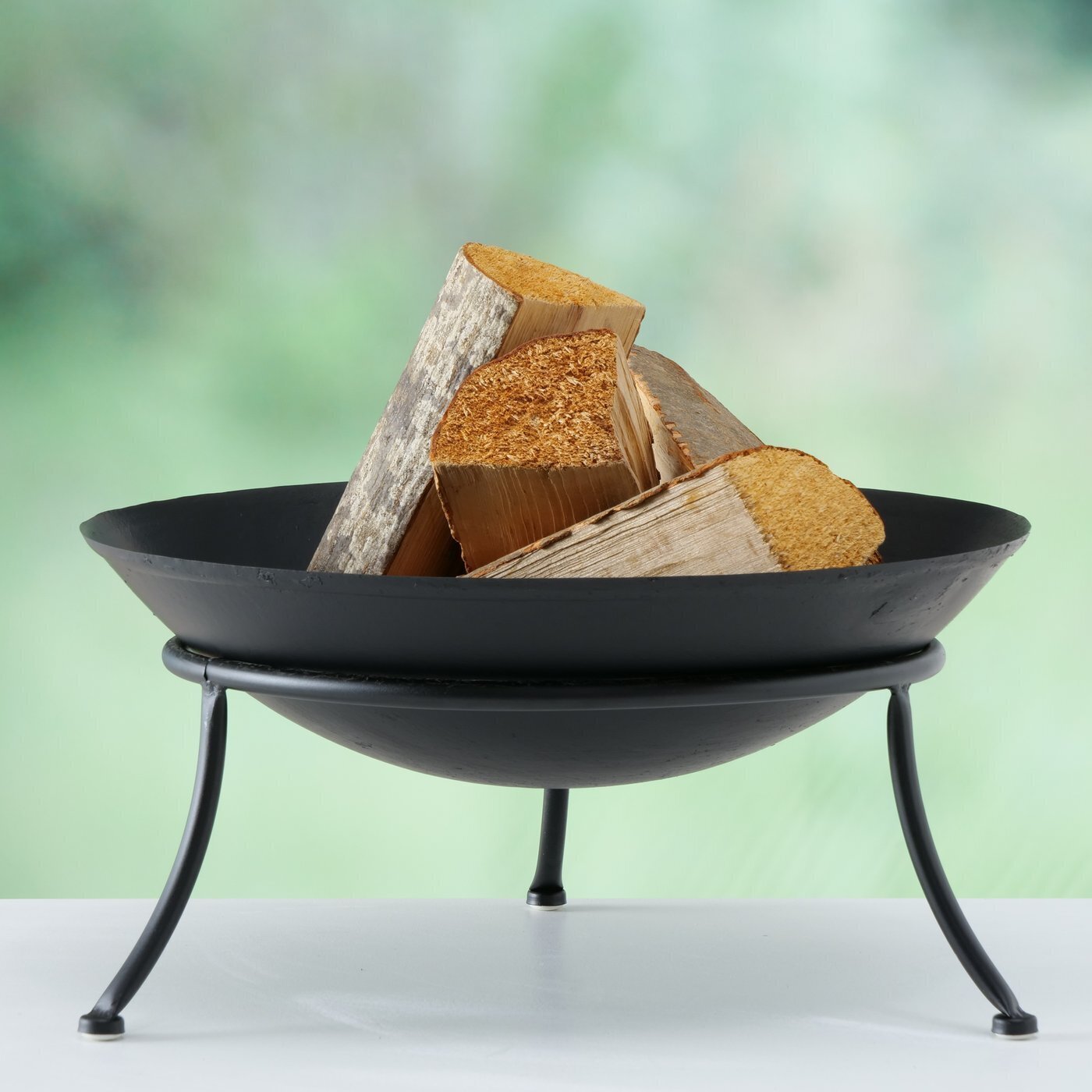 Kleine Feuerschale Seona, schwarz 