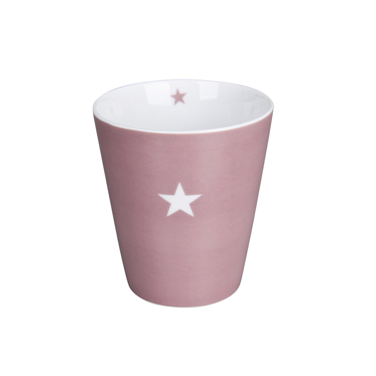 Becher Happy Mug Colourful Star, rosa 